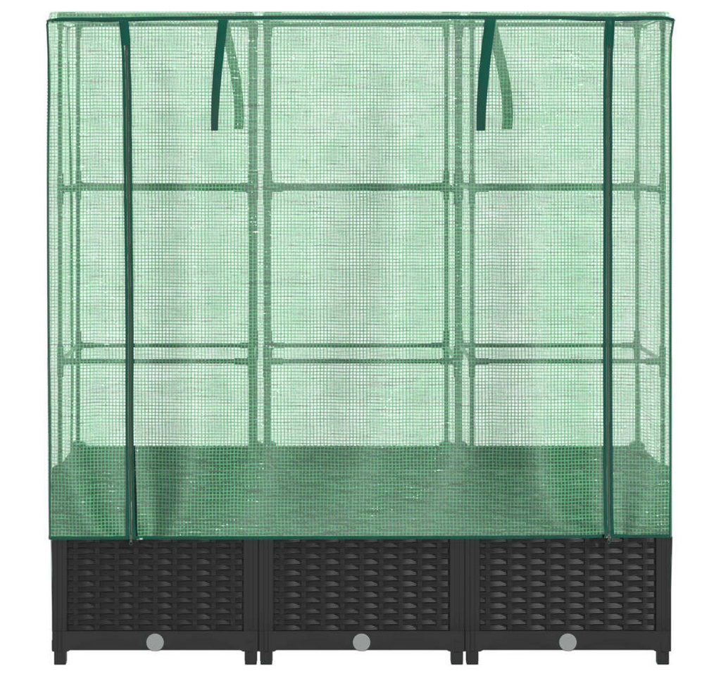 vidaXL Hochbeet, Hochbeet mit Gewächsha... vidaXL Hochbeet, Hochbeet mit Gewächsha...