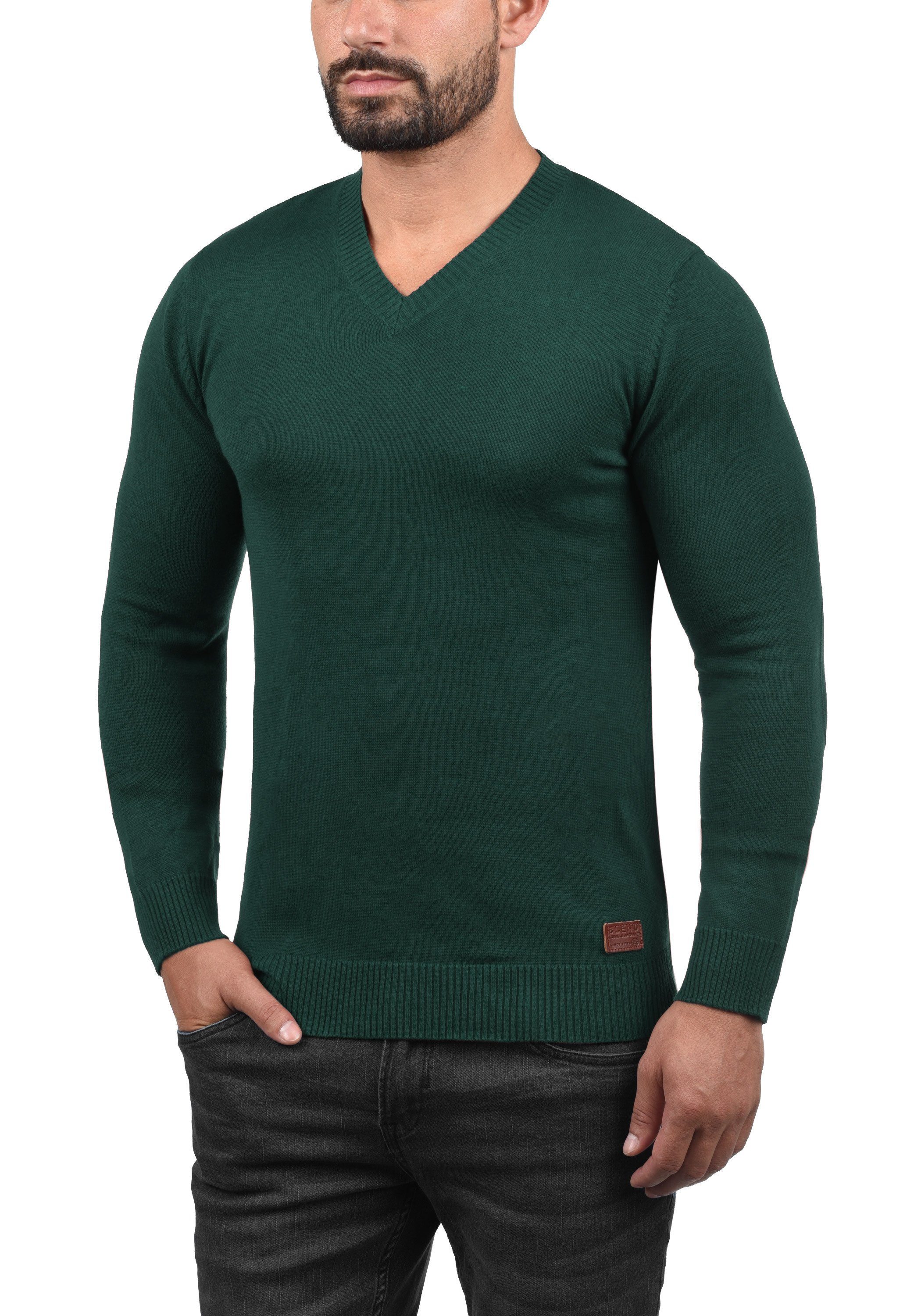 Blend Strickpullover BHLasse Feinstrickpullover mit aufgestickten Ellenboge günstig online kaufen