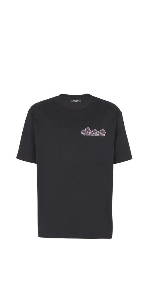 Balmain Paris Print-Shirt Balmain Logodruck T-shirt günstig online kaufen