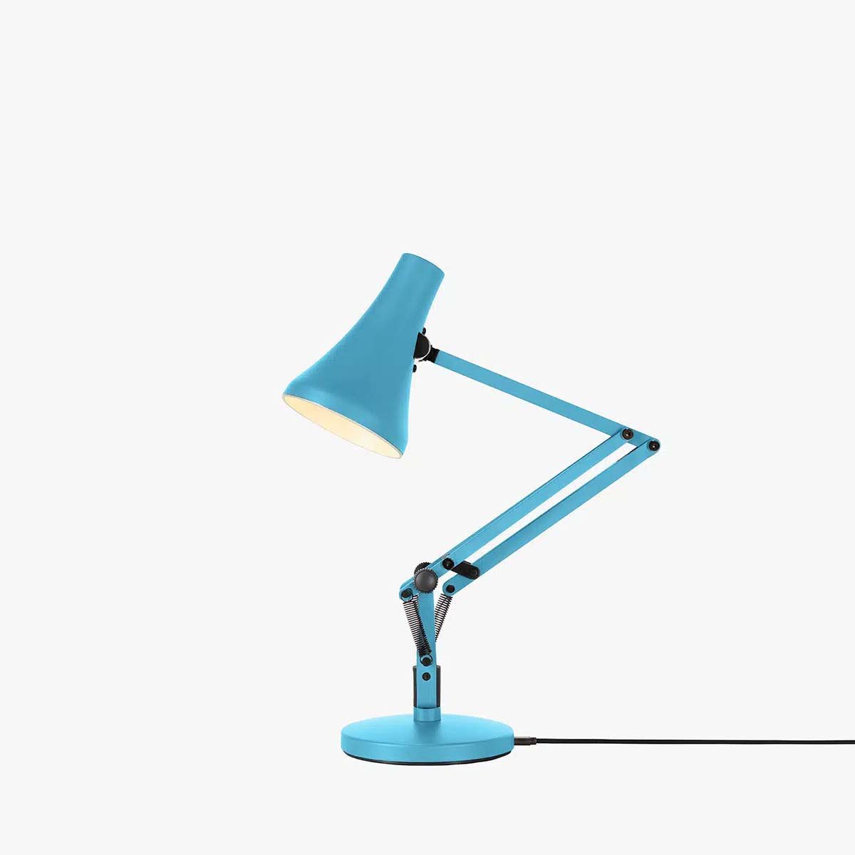 Anglepoise LED Schreibtischlampe 90 Mini LED Tischleuchte, H: 32 - 50 cm, LED fest integriert, 3000K, Flexibler Arm, LED-Leuchtmittel mit Dimmfunktion