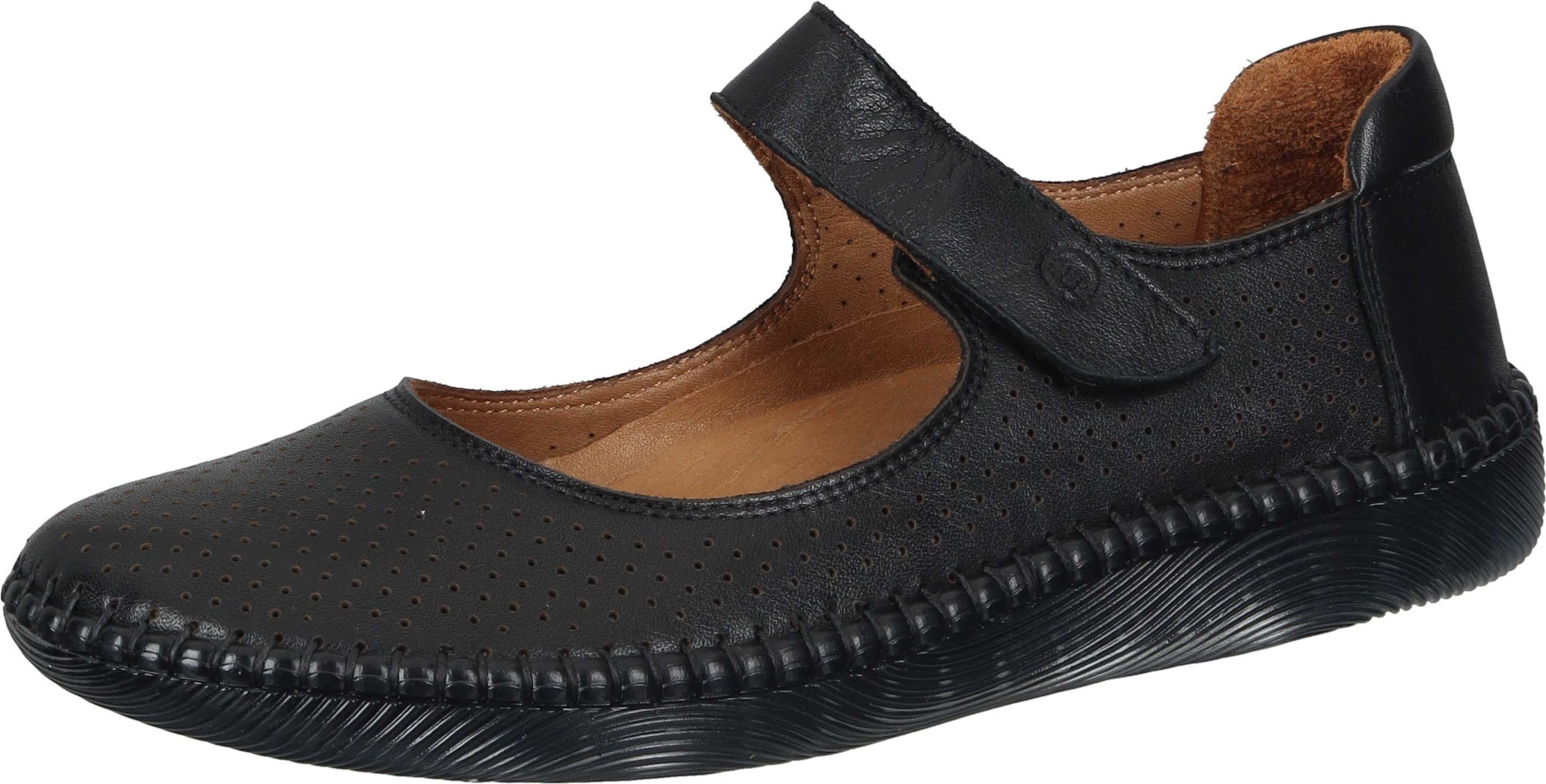 Manitu Slipper Riemchensandalette aus echtem Leder