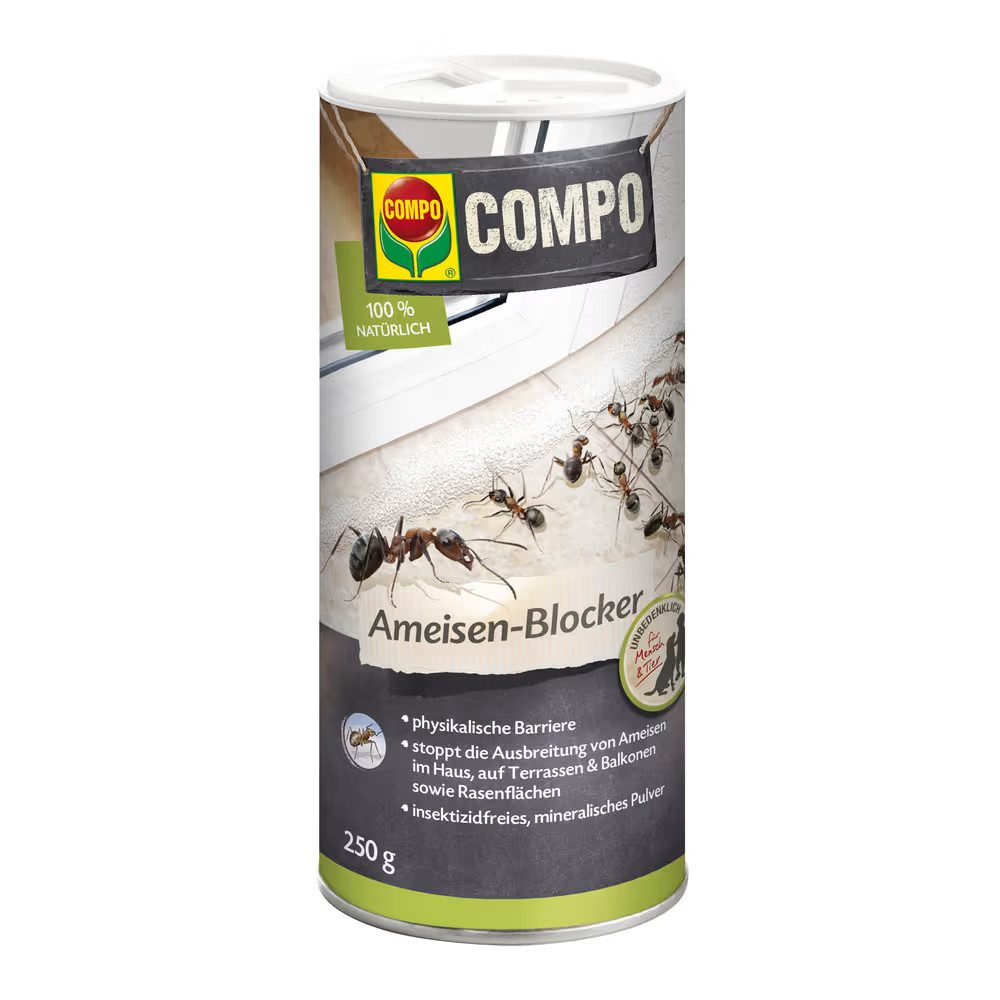 Compo Insektenspray Ameisen-Blocker, 250 g, physikalische Barriere, insektizidfrei
