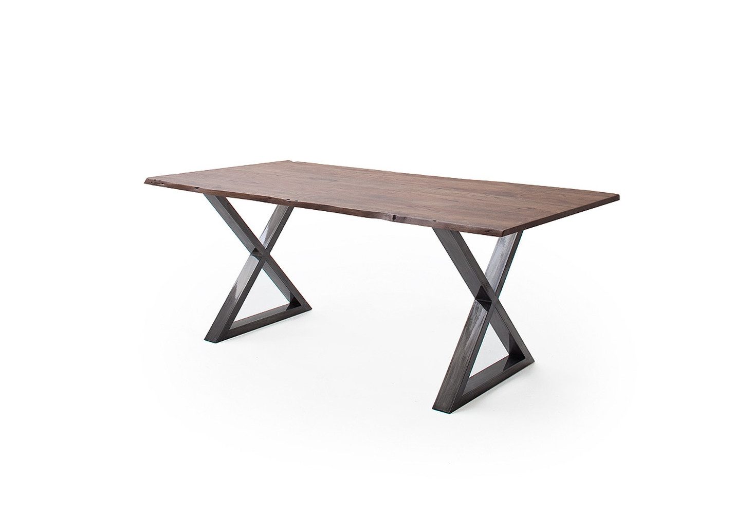 freiraum Baumkantentisch Calabria, in Akazie walnuss / antik - 180x76,5x90 (BxHxT)