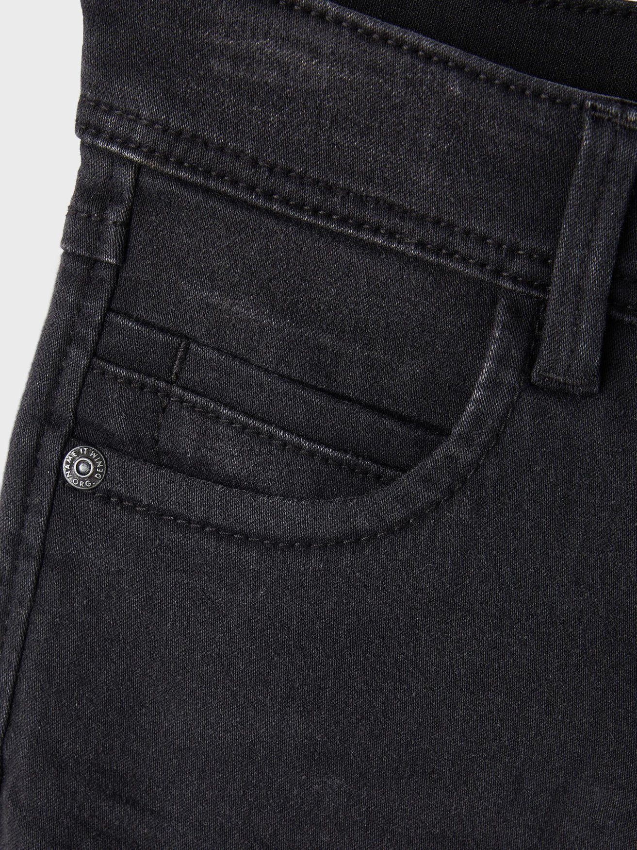 Name It Regular-fit-Jeans Slim Schwarz Jeans 5492 Denim NKMSILAS in Fit
