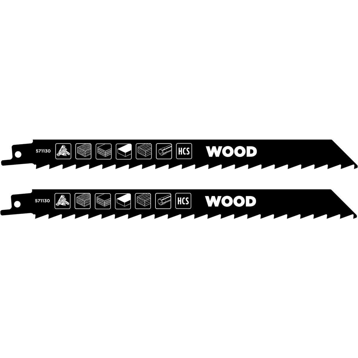 kwb Säbelsägeblatt kwb Säbelsägeblatt für Holz, 229 mm (geeignet für Kaminholz, Hartholz, Säbelsägeblatt für Holz, 229 mm (für Kaminholz, Hartholz, Sperrholz, M