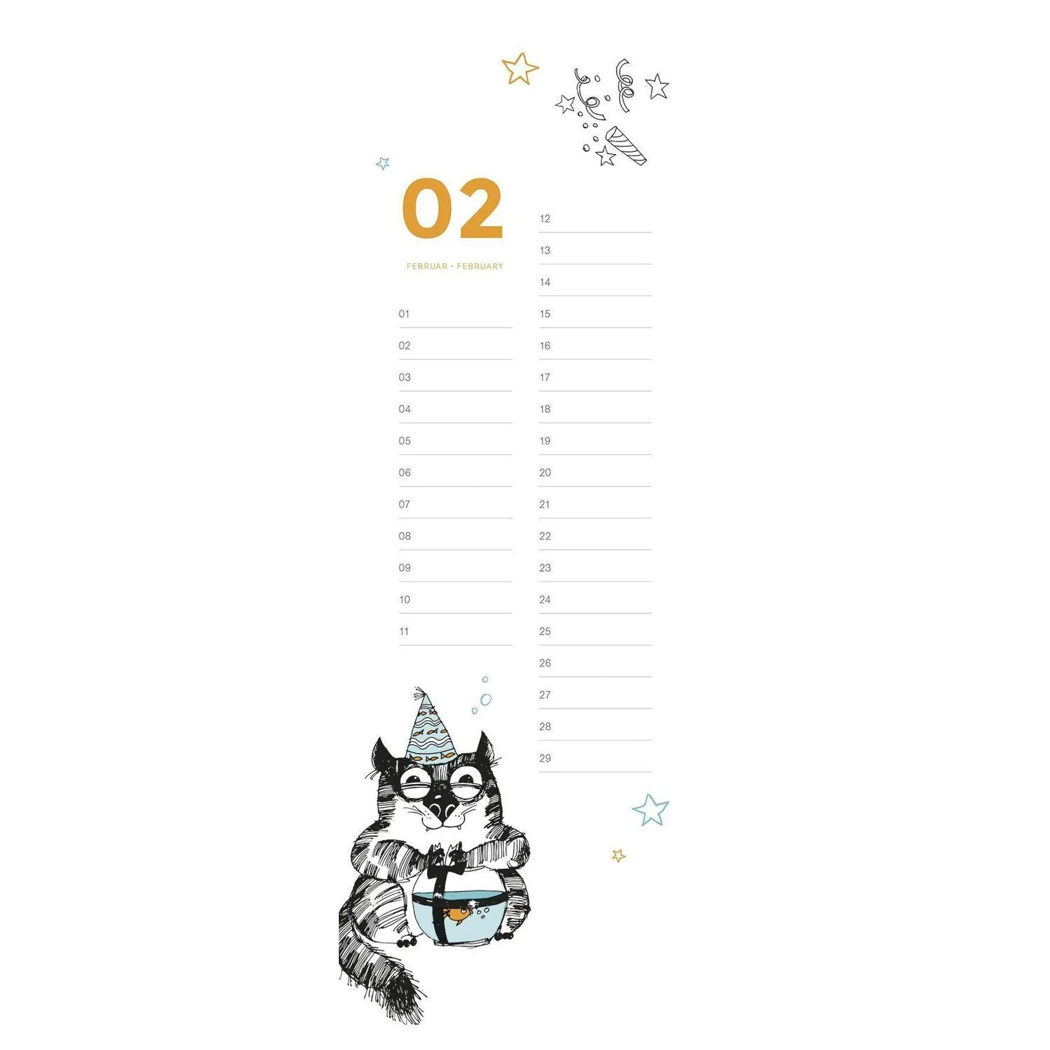 NEUMANN Geburtstagskalender Geburtstagskalender Cats