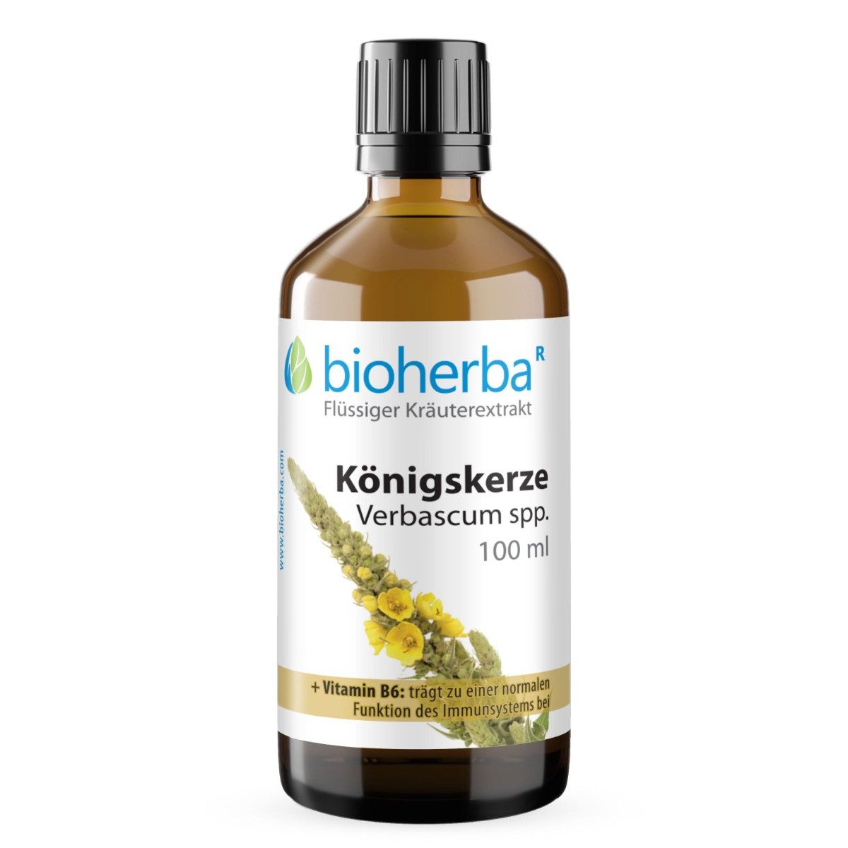 BIOHERBA R Bioherba Königskerze Verbascum spp. 100 ml Tropfen Tinktur Tropfen, 1 er