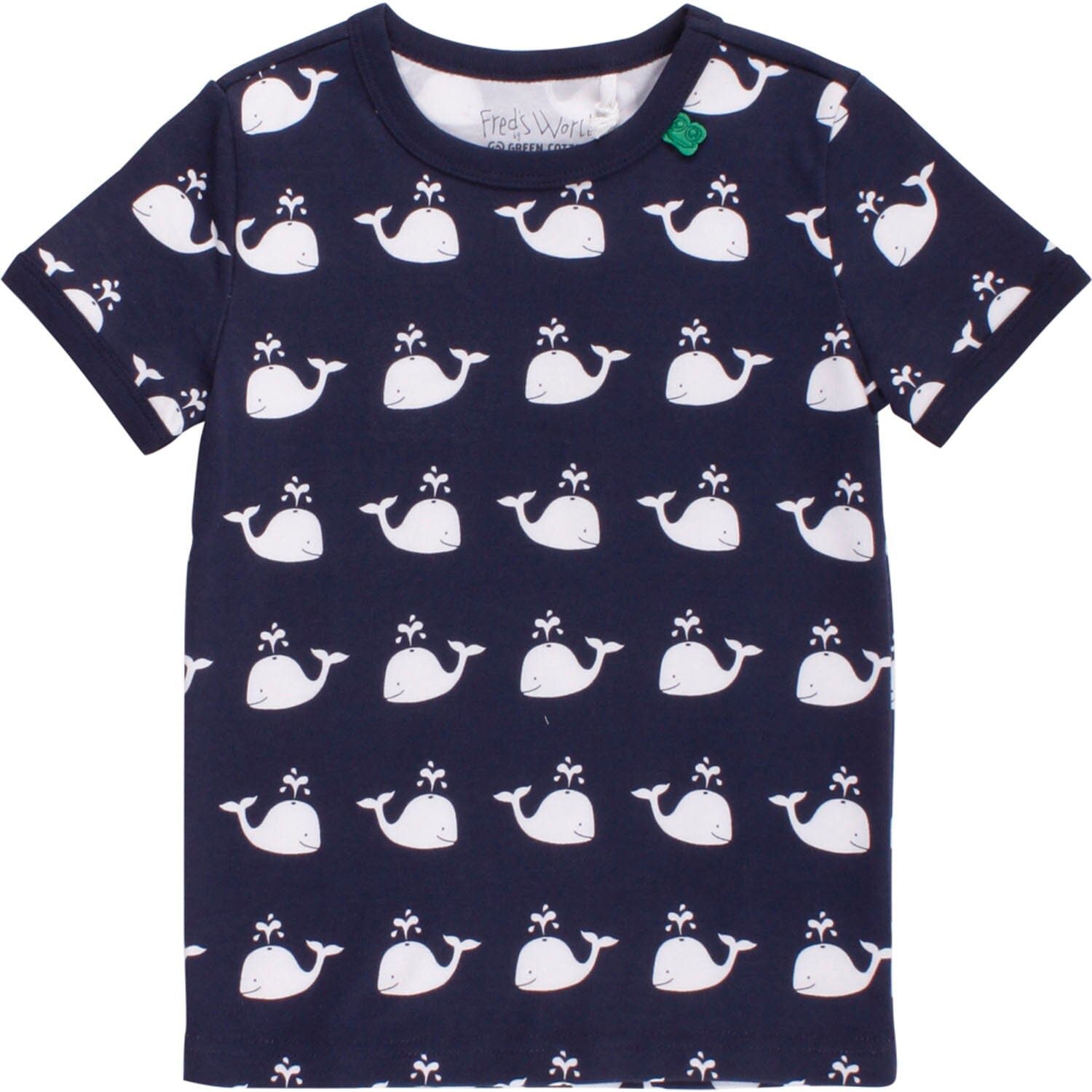 Fred's World by GREEN COTTON T-Shirt Fred's World Kurzarm Shirt Allover Print Wal