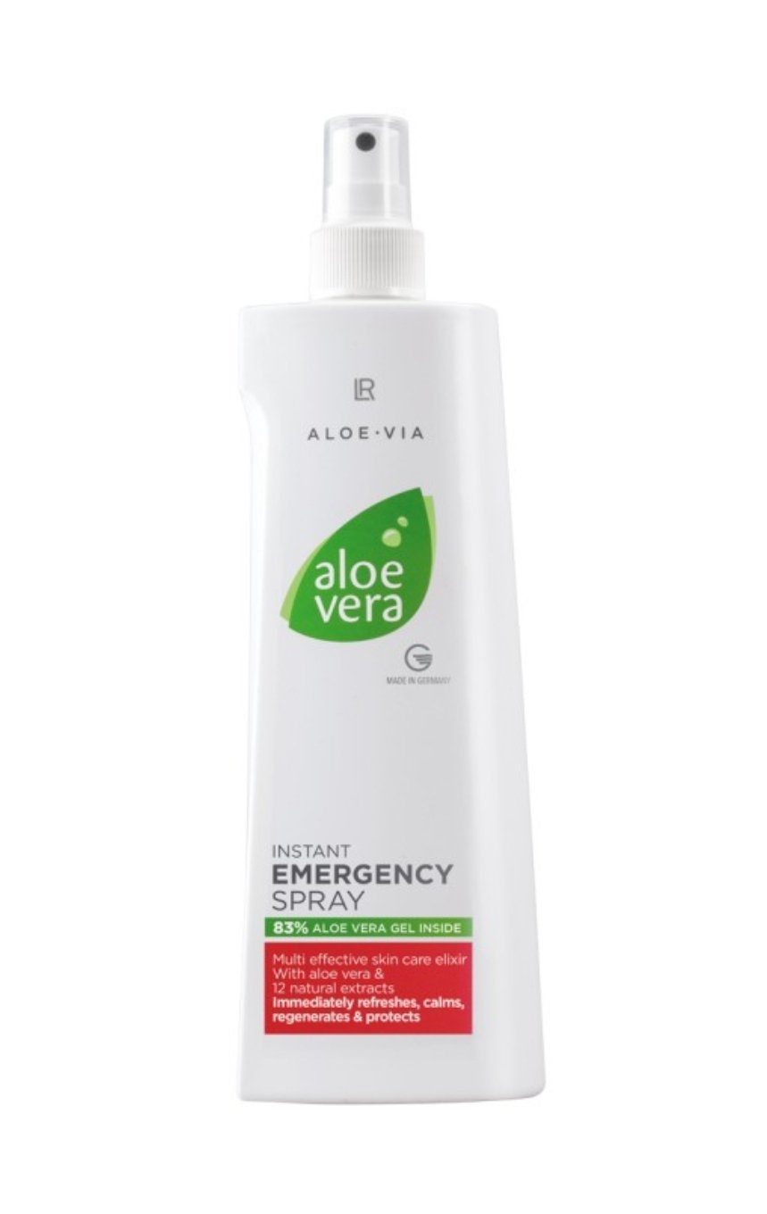 400ml, LR Körperpflegemittel Schnelles 1-tlg. Aloe Spray Aloe Vera VIA Emergency LR Notfallspray