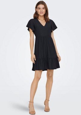 ONLY Jerseykleid ONLSANDRA S/S V-NECK DRESS JRS