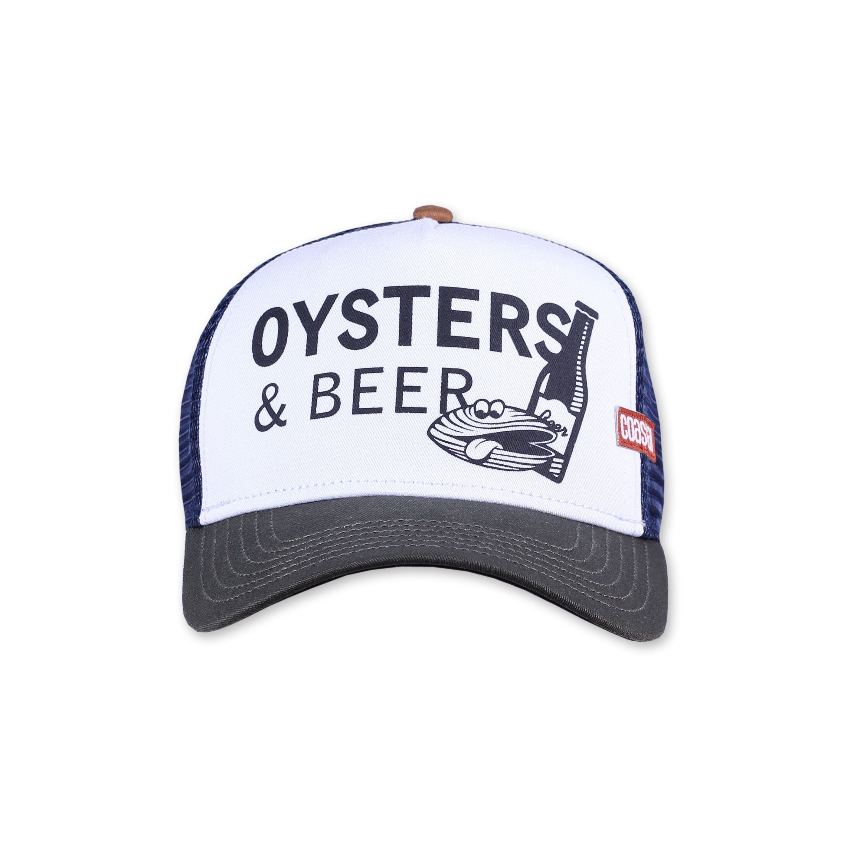 Oysters & Beer Cap Coastal Trucker