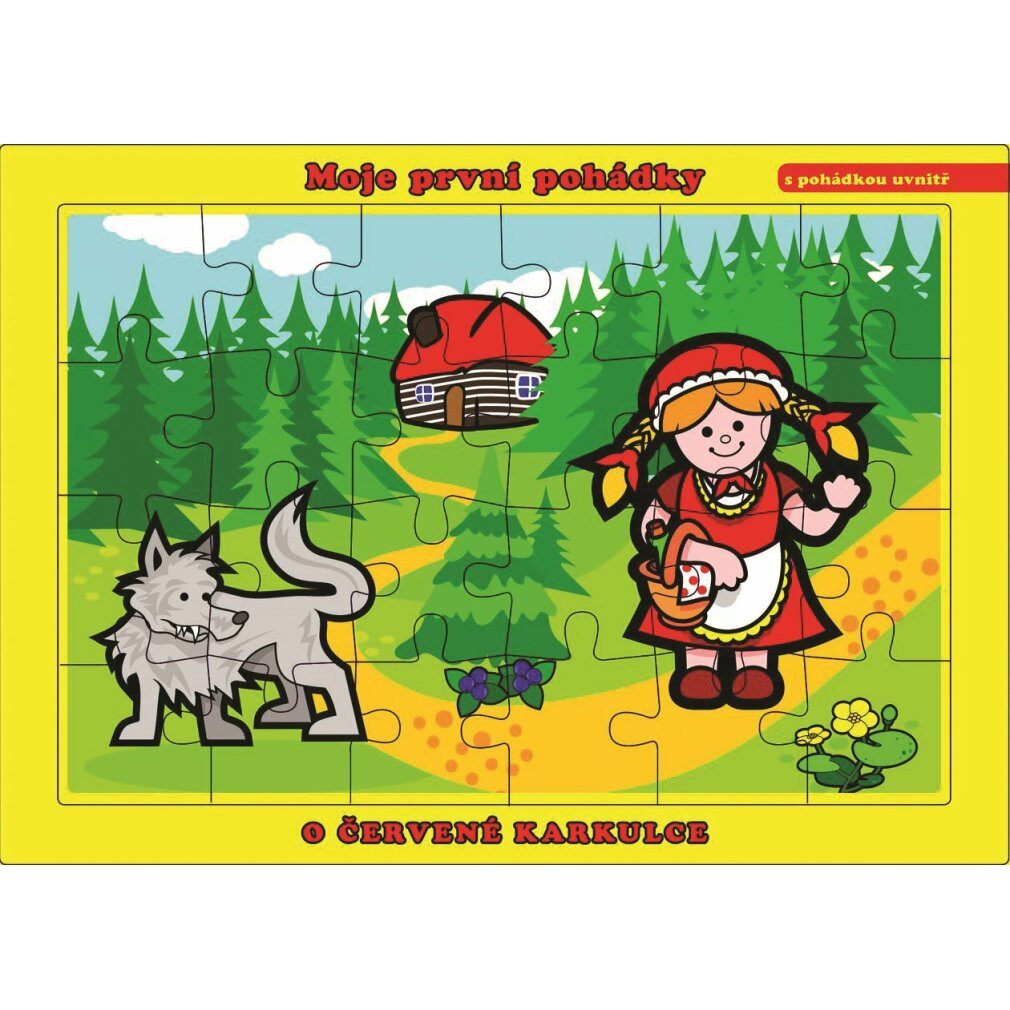 TEDDIES Puzzle Rotkäppchen Puzzle 24 Teile, Puzzleteile