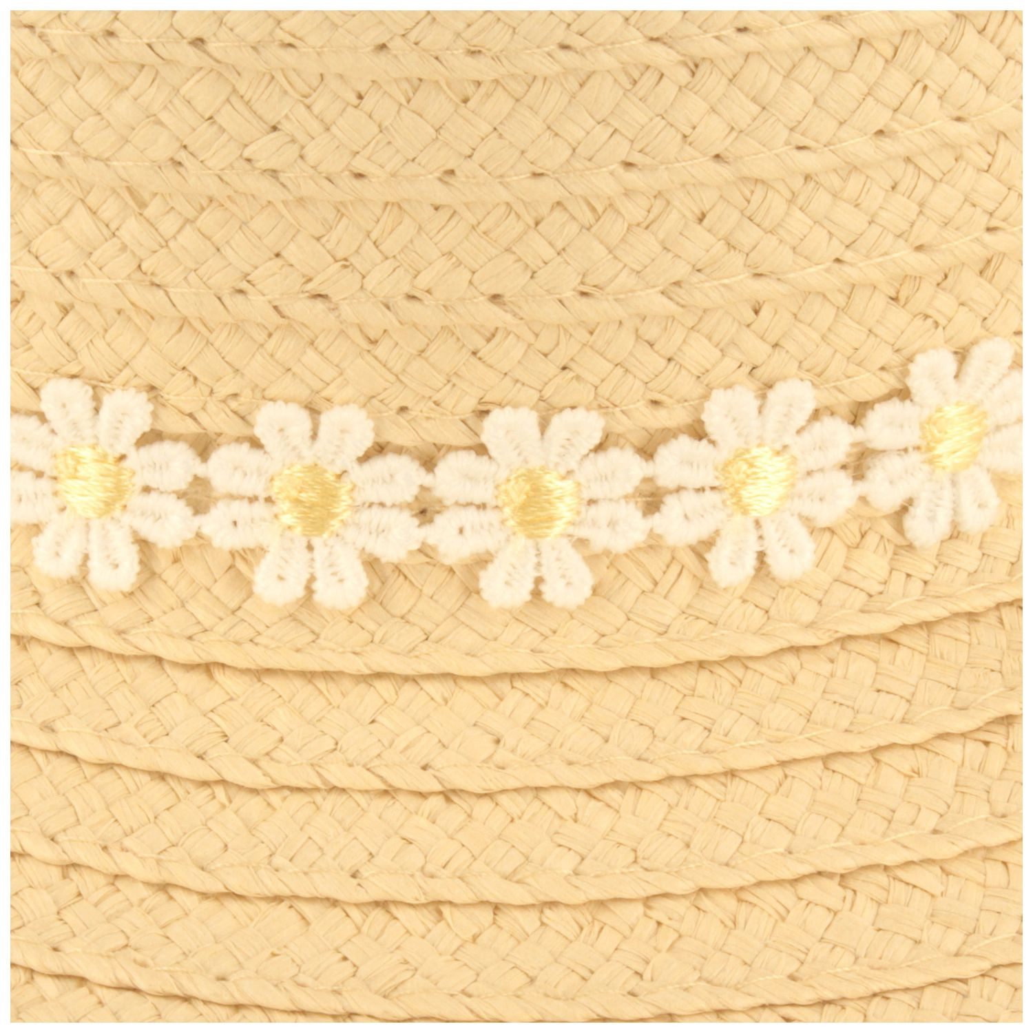 Breiter Strohhut Hübscher Sommerhut für Mädchen aus 100% Papier