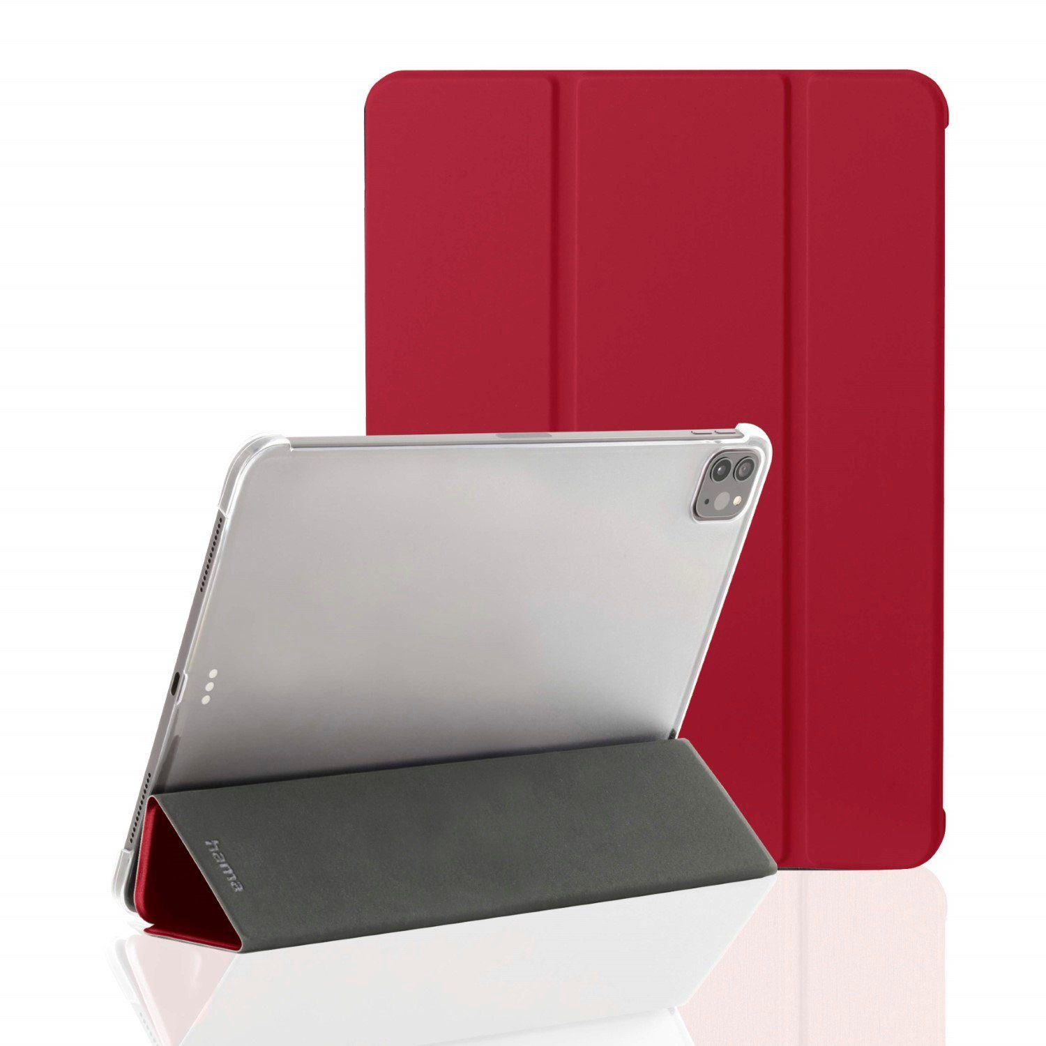 Hama Tablet-Hülle Smart Case Fold Clear Tasche Cover Hülle Rot, für Apple iPad Pro 11" 2020 2. Generation 2021 3. Gen. 2022 4. Gen. – Bild 5 von 5