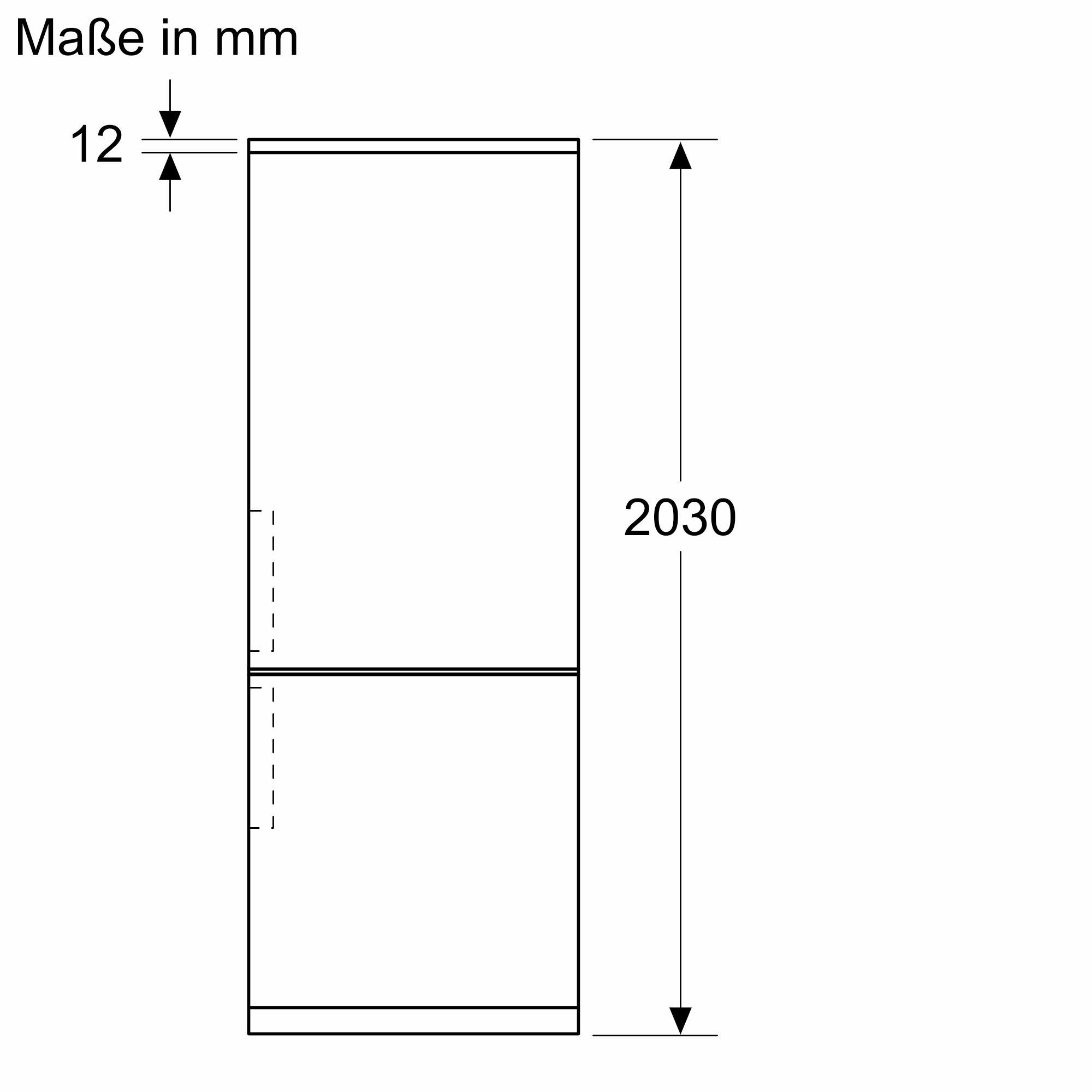 60 203 BOSCH cm KGN39AICT, breit Kühl-/Gefrierkombination hoch, cm