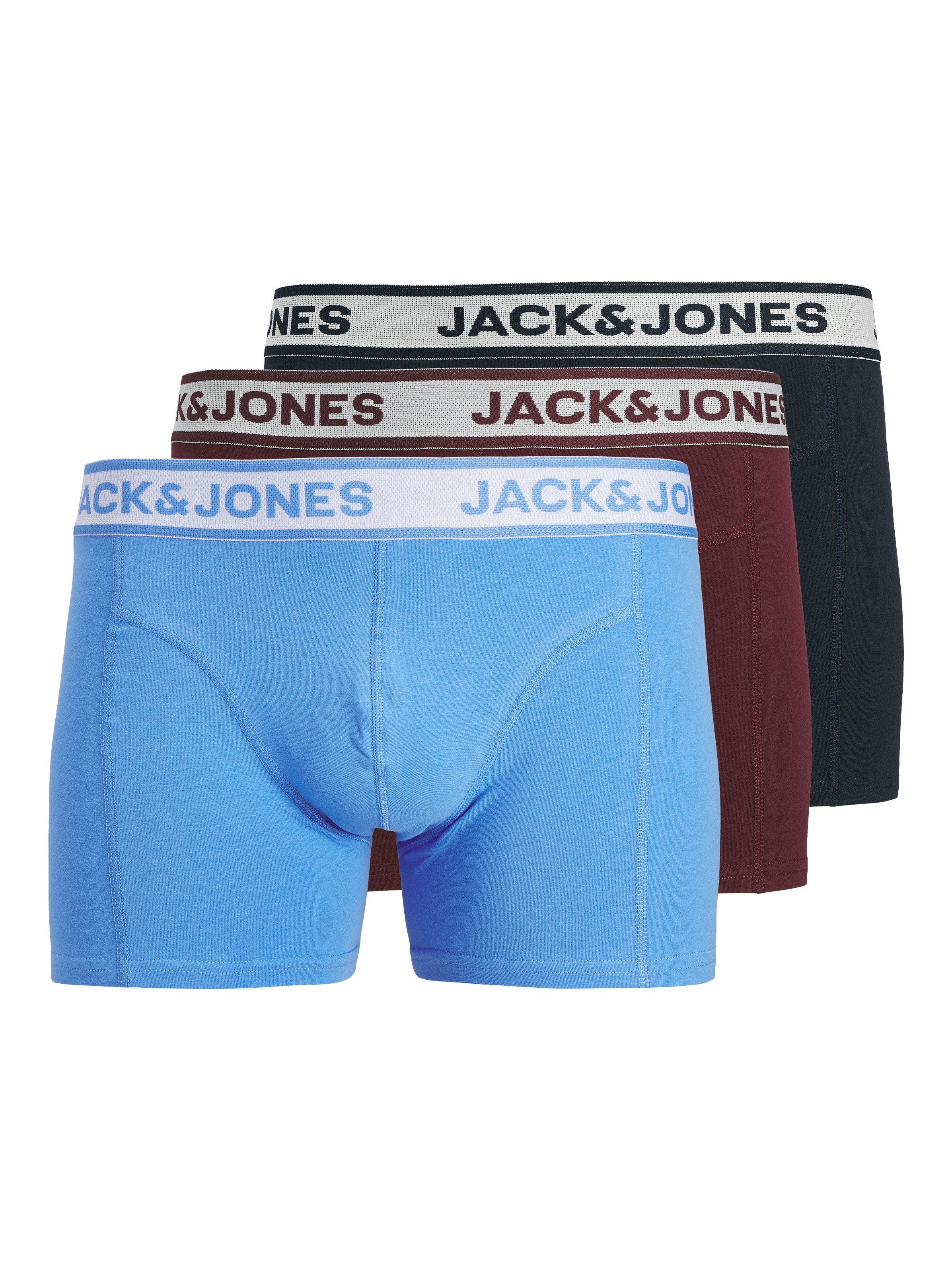 Jack & Jones Trunk JACNOLAN SOLID TRUNKS 3 PACK (Packung, 3-St)