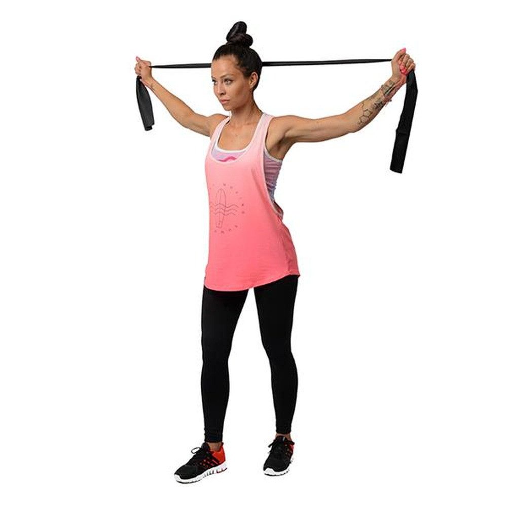 HMS Trainingsband Fitnessband Pilatesband 25 kg, Ideal zur Kräftigung von Armen, Beinen, Rücken und Core