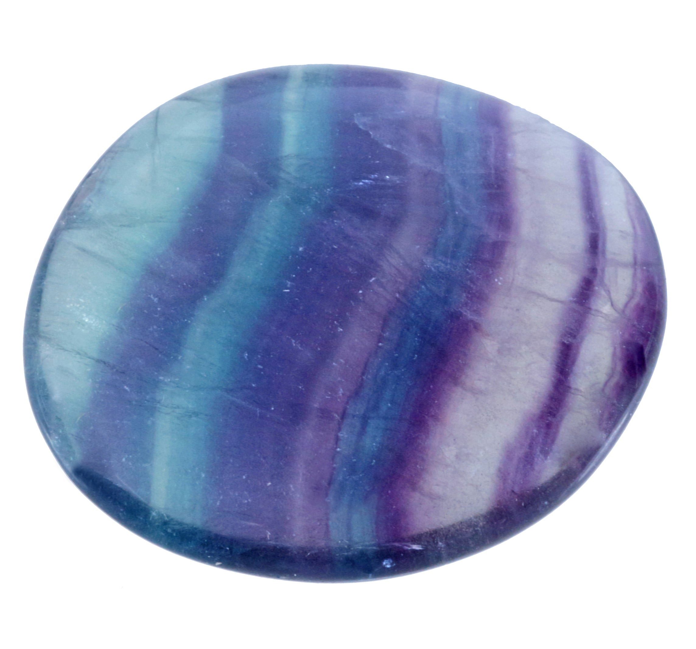 Lebensquelle Plus Stein Fluorit, bunt Scheibenstein