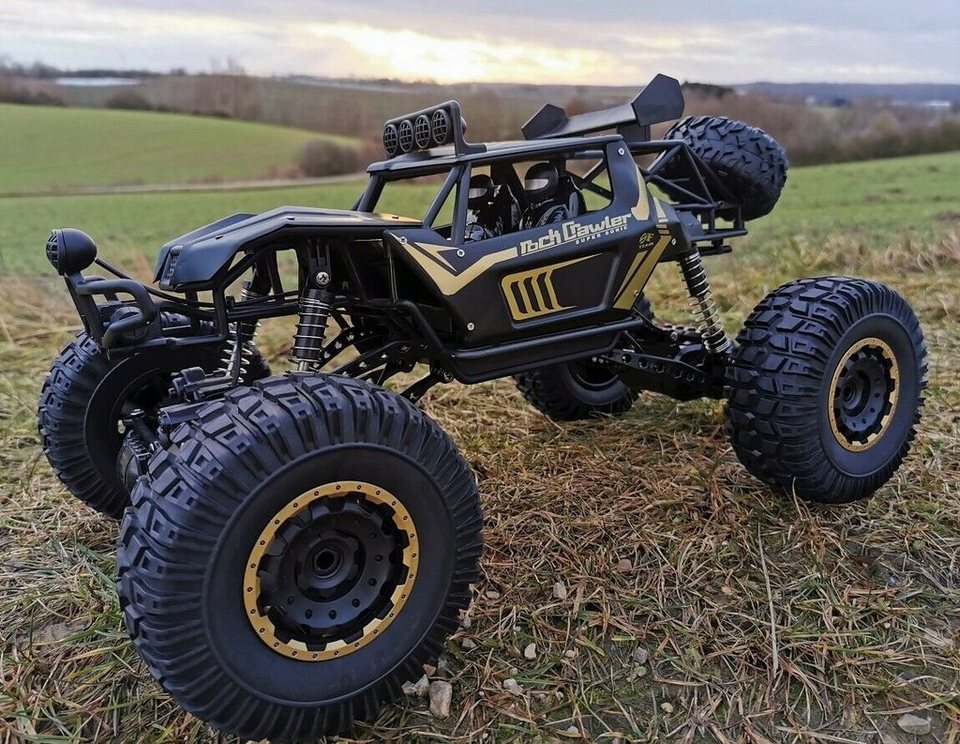 BruKa RCMonstertruck »RC Allrad Rock Crawler PANTHER XXL 50cm Ferngesteuertes Auto Monster BruKa RCMonstertruck »RC Allrad Rock Crawler PANTHER XXL 50cm Ferngesteuertes Auto Monster