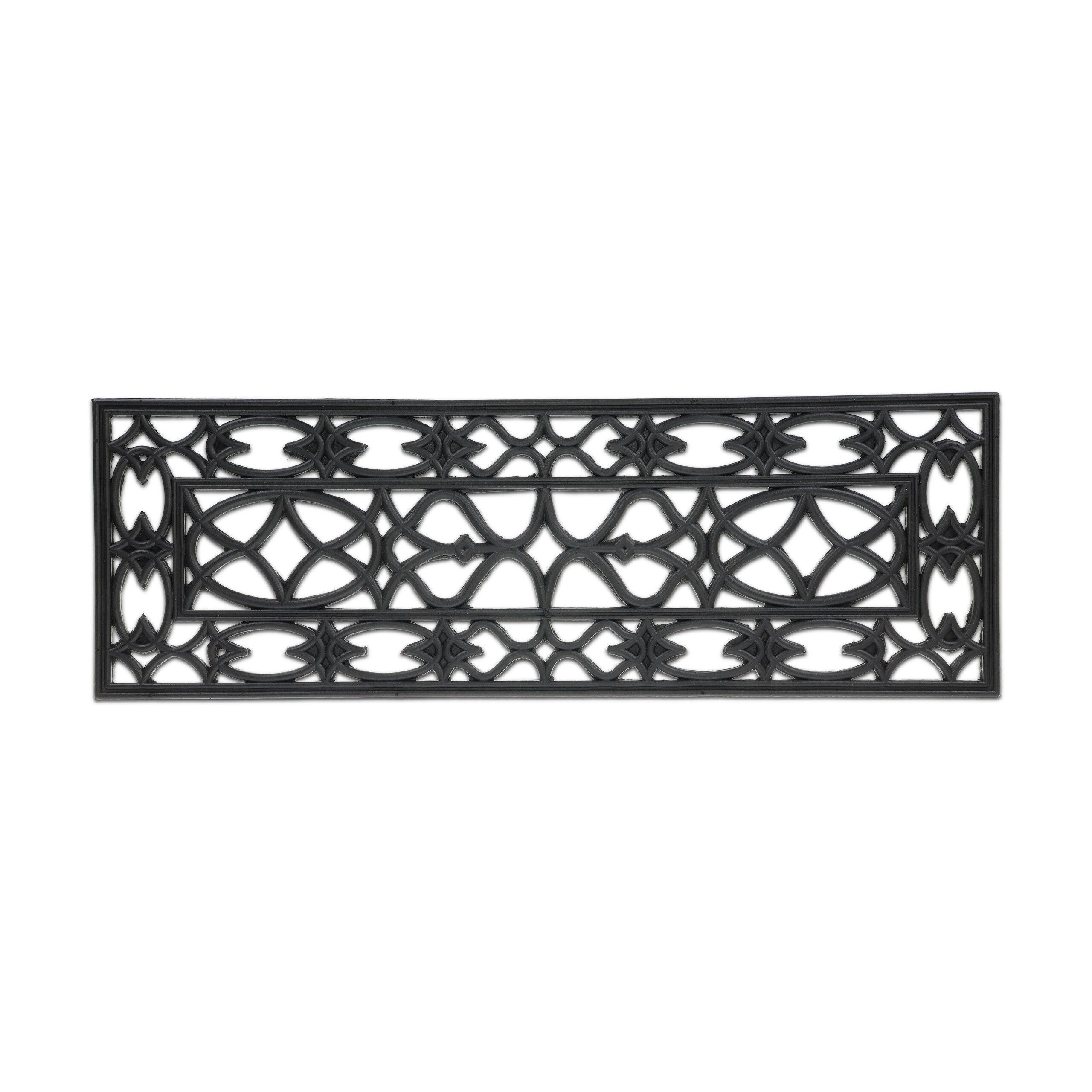 relaxdays Fußmatte Gummi, rechteckig, Höhe: 5 mm günstig online kaufen