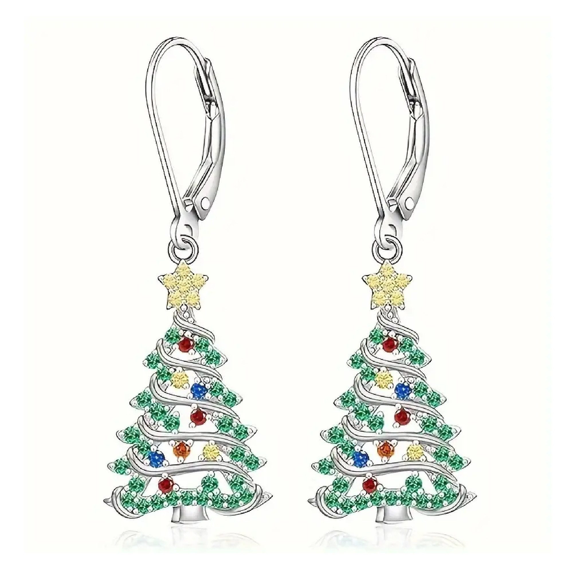 Adelia´s Paar Ohrhänger Weihnachtsschmuck Ohrringe Ohrhänger Weihnachtsbaum günstig online kaufen
