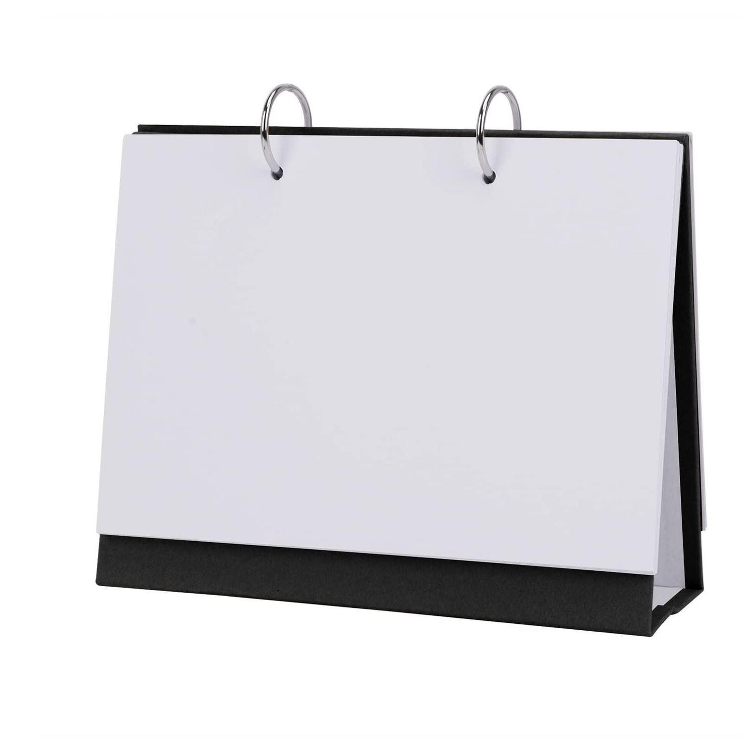 LuxusKollektion Notizbuch DIY Tischkalender A5 Blanko Kraftpapier Ringbuch