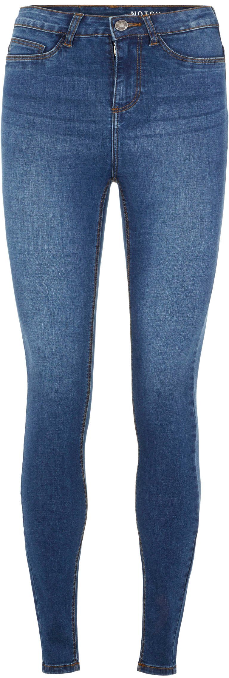 Noisy may Skinny-fit-Jeans NMCALLIE HW SKINNY BLUE JEANS NOOS