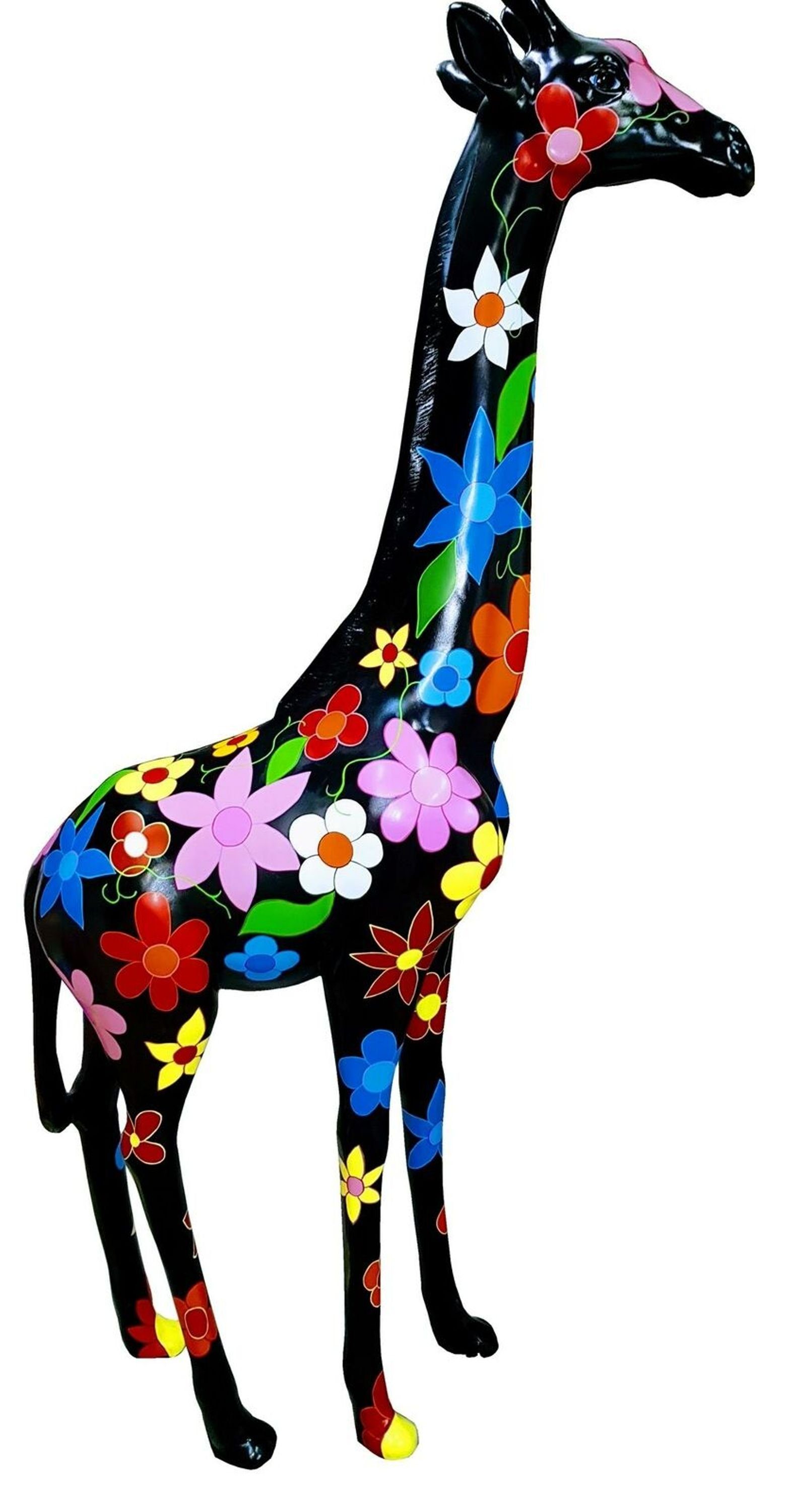 JVmoebel Gartenfigur, Designer Figuren Moderne Dekorationen Garten Giraffe Statue Skulptur