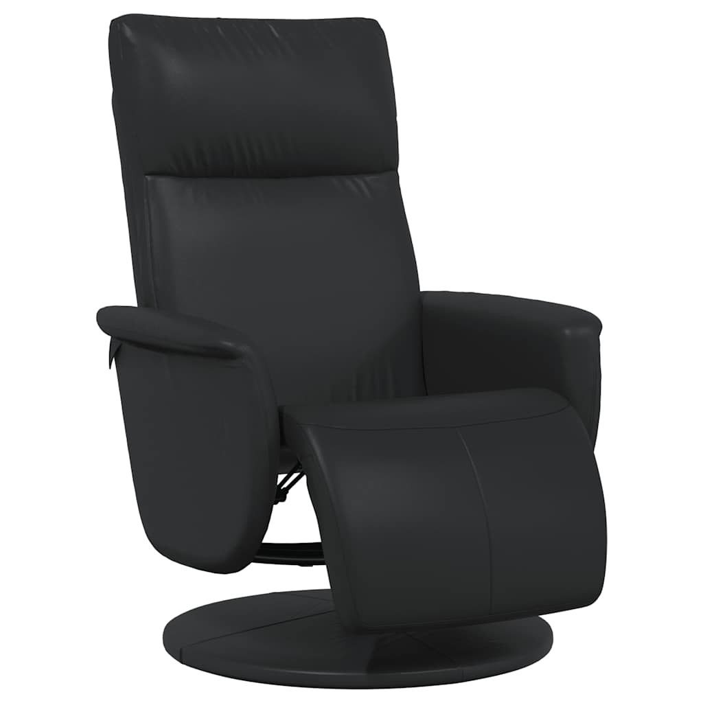 vidaXL Sessel Relaxsessel mit Fußteil Schwarz günstig online kaufen
