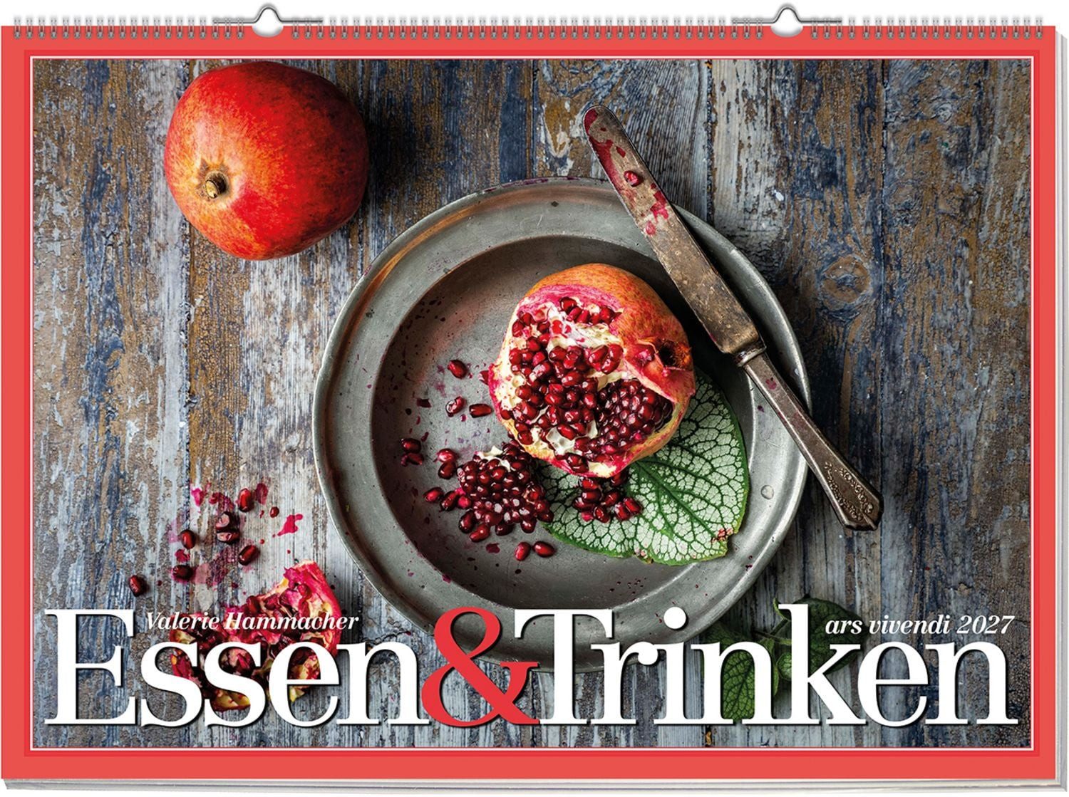ars vivendi Wandkalender Essen & Trinken 2027