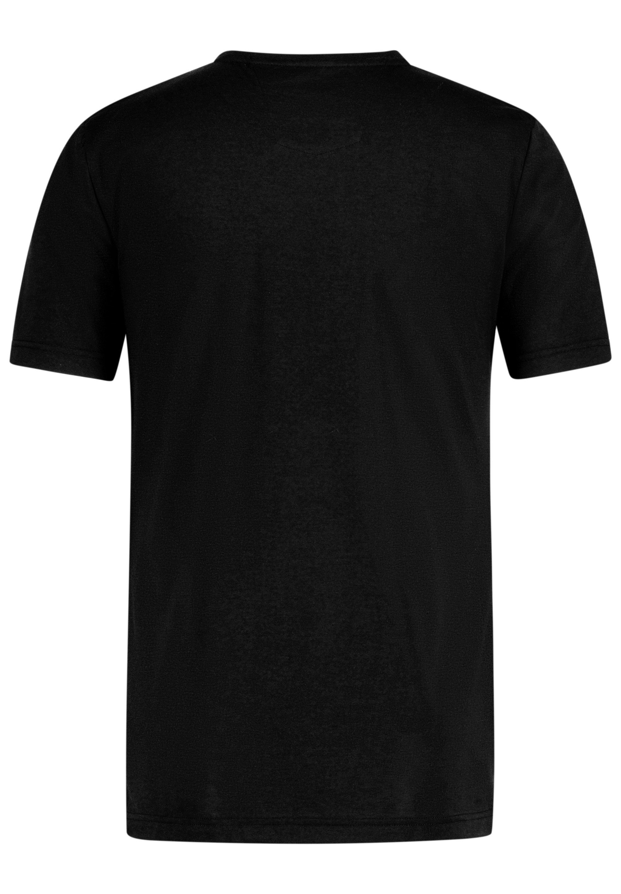 permanenter Funktion T-Shirt schwarz mit antibakterieller Nicolas Bioactive