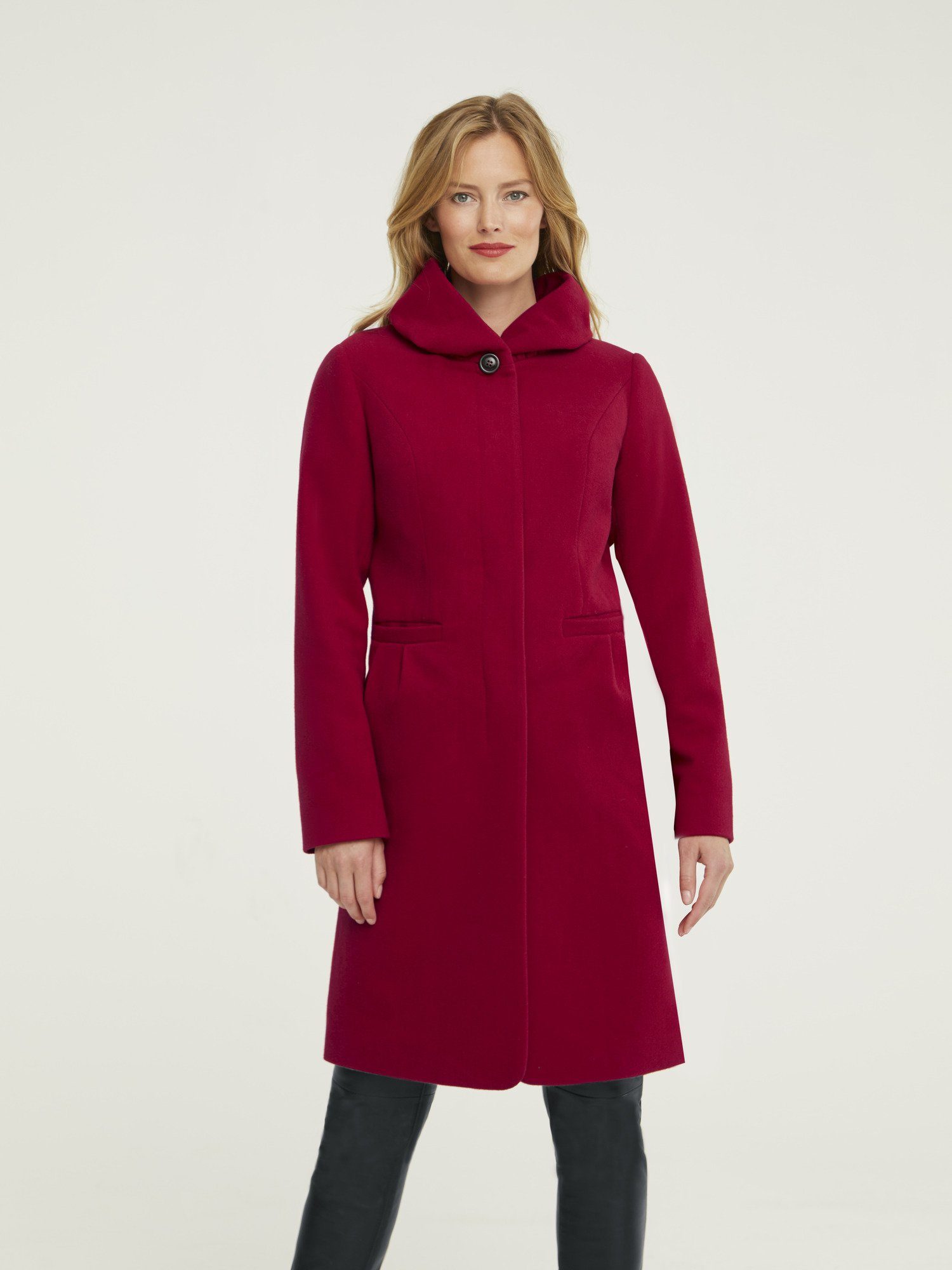 Ashley Brooke By Heine Kurzmantel Mit Wolle Kaufen Otto