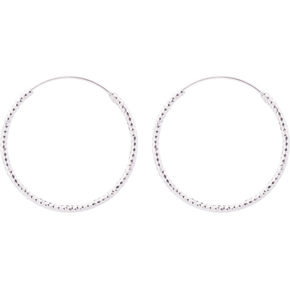 JVD Ohrring-Set Silver earrings rings SVLE0216XD500 - Diameter: 4 cm