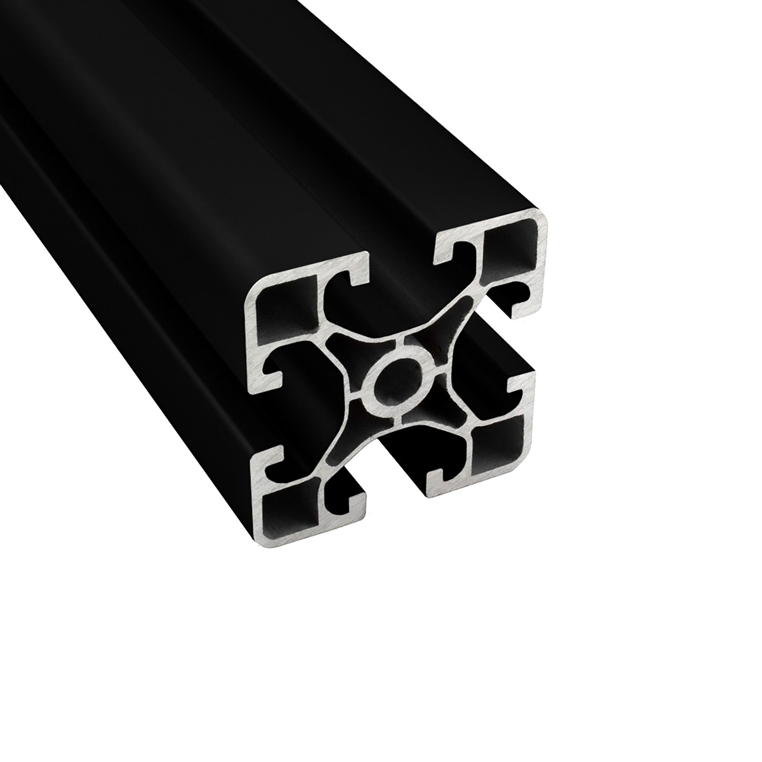 KLAK Profil KLAK 40 - Aluprofil 40x40mm light Profil Typ-I Nut 8 10-200cm schwarz