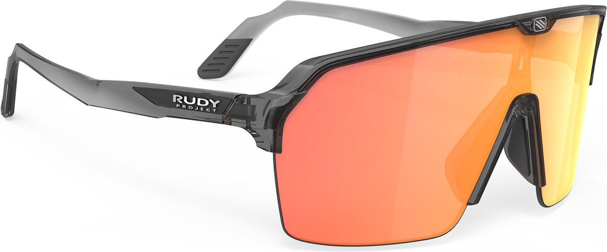 Rudy Project Sonnenbrille Spinshield Air Multilaser Orange Crystal Ash (1-St) mit verspiegelten Gläsern