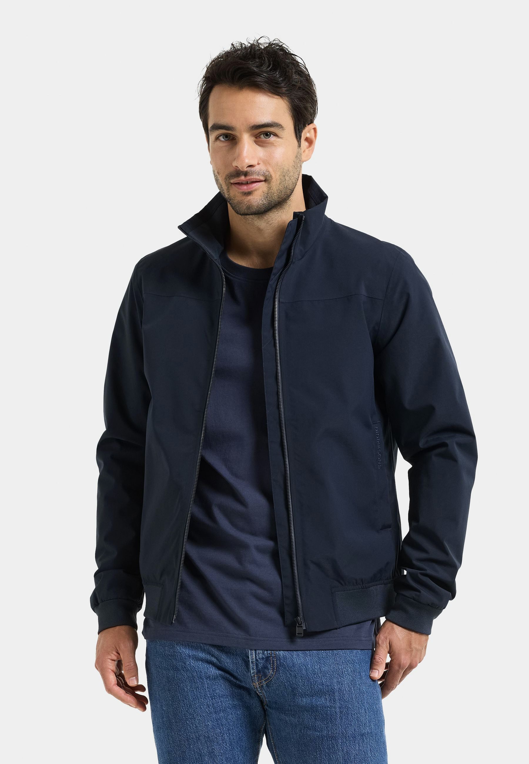Didriksons Allwetterjacke Herren Übergangsjacke Bomberjacke Wasserdicht ALVIN mit Taschen