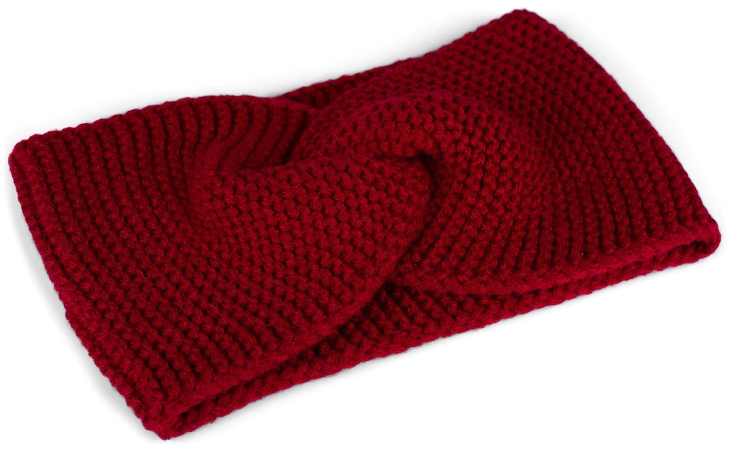 styleBREAKER Stirnband Krausstrick Stirnband Twist Knoten günstig online kaufen