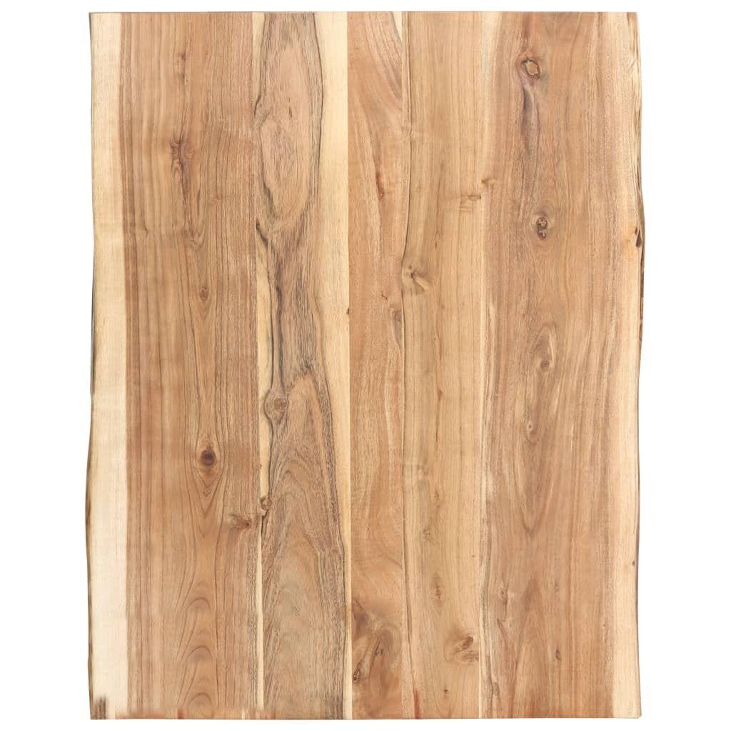 furnicato Tischplatte Massivholz Akazie 80x(50-60)x3,8 cm (1 St)