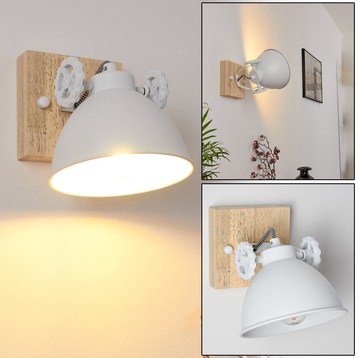 hofstein Wandleuchte »Mot« Wandlampe aus Metall günstig online kaufen