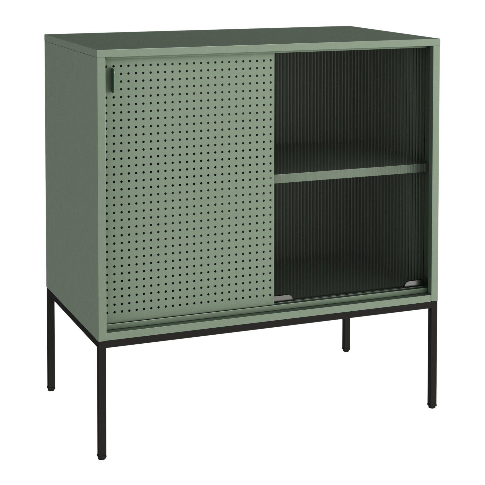 en.casa Sideboard, »Eidsvoll« mit Metalltür und günstig online kaufen