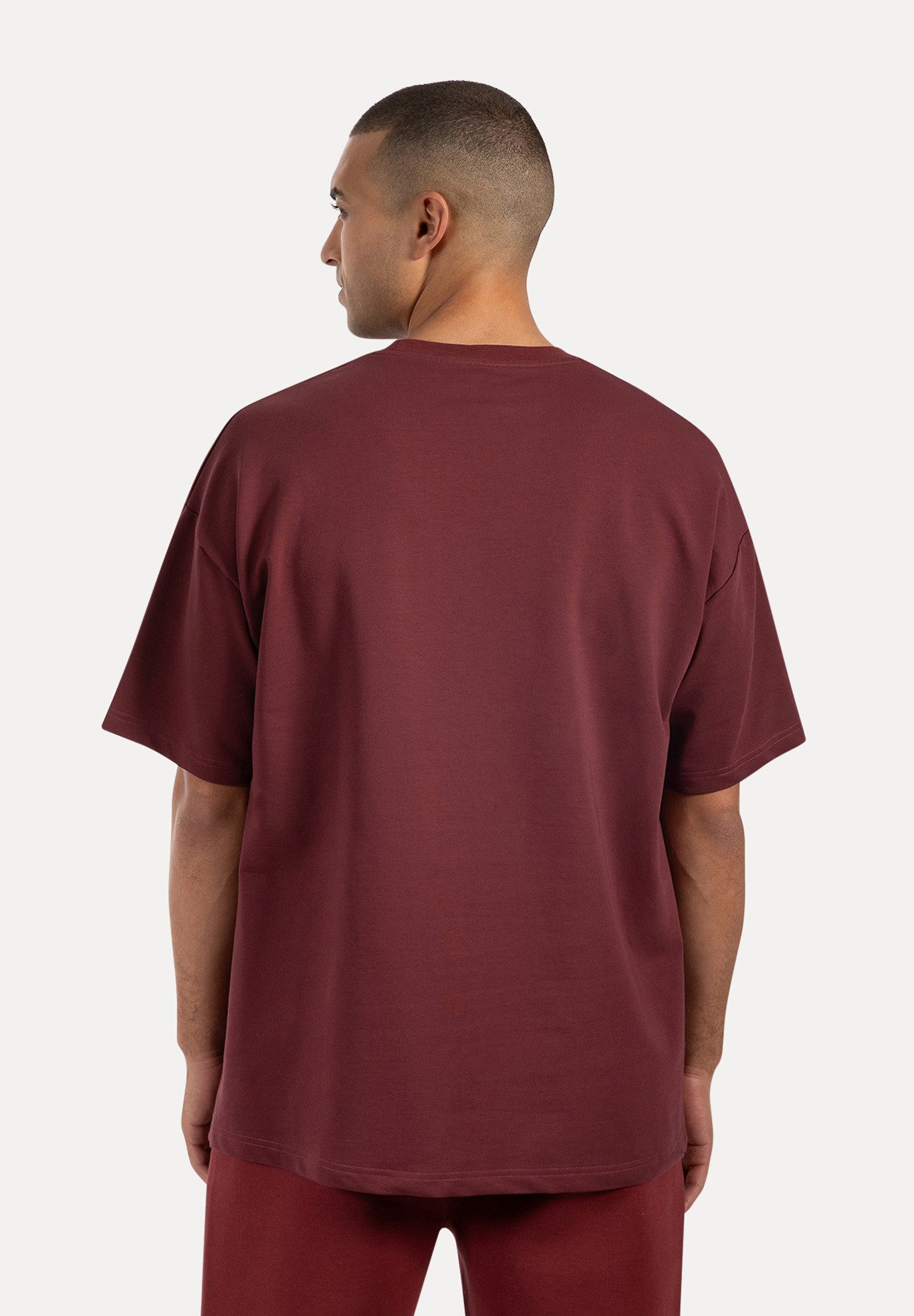Smilodox T-Shirt Kayson, Locker geschnittenes Oversize Shirt mit Retro Fron günstig online kaufen