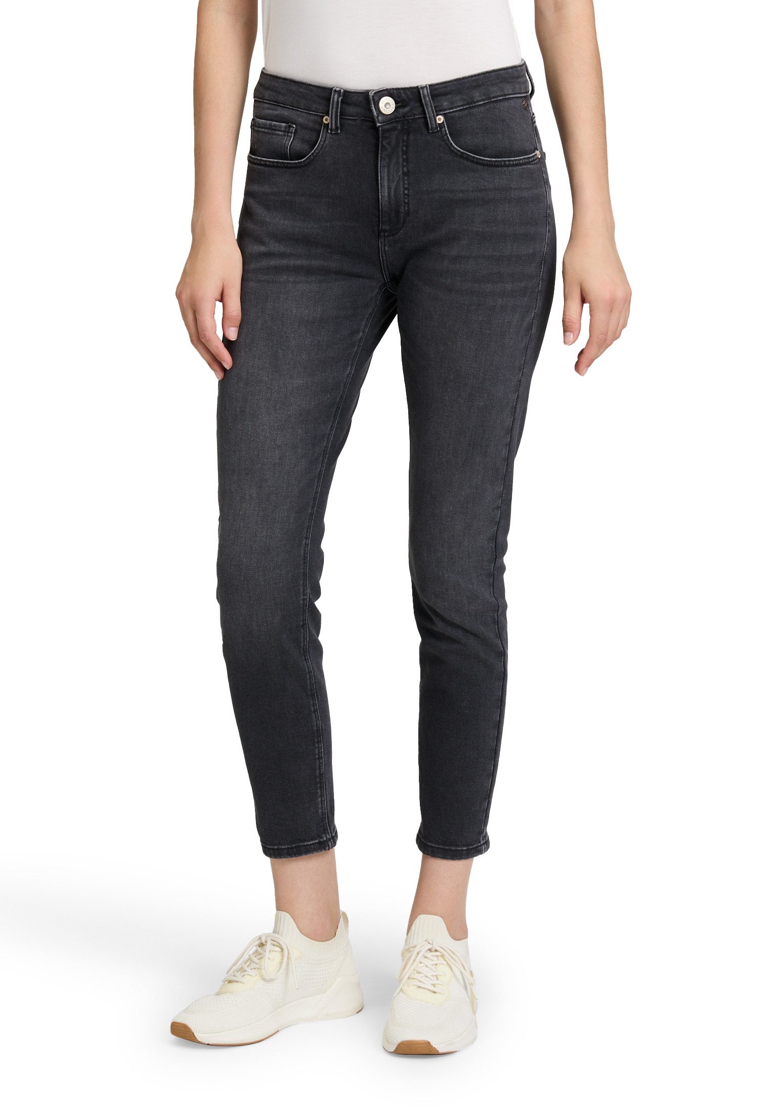 Slim-fit-Jeans Betty & Co Basic-Jeans mit Waschung