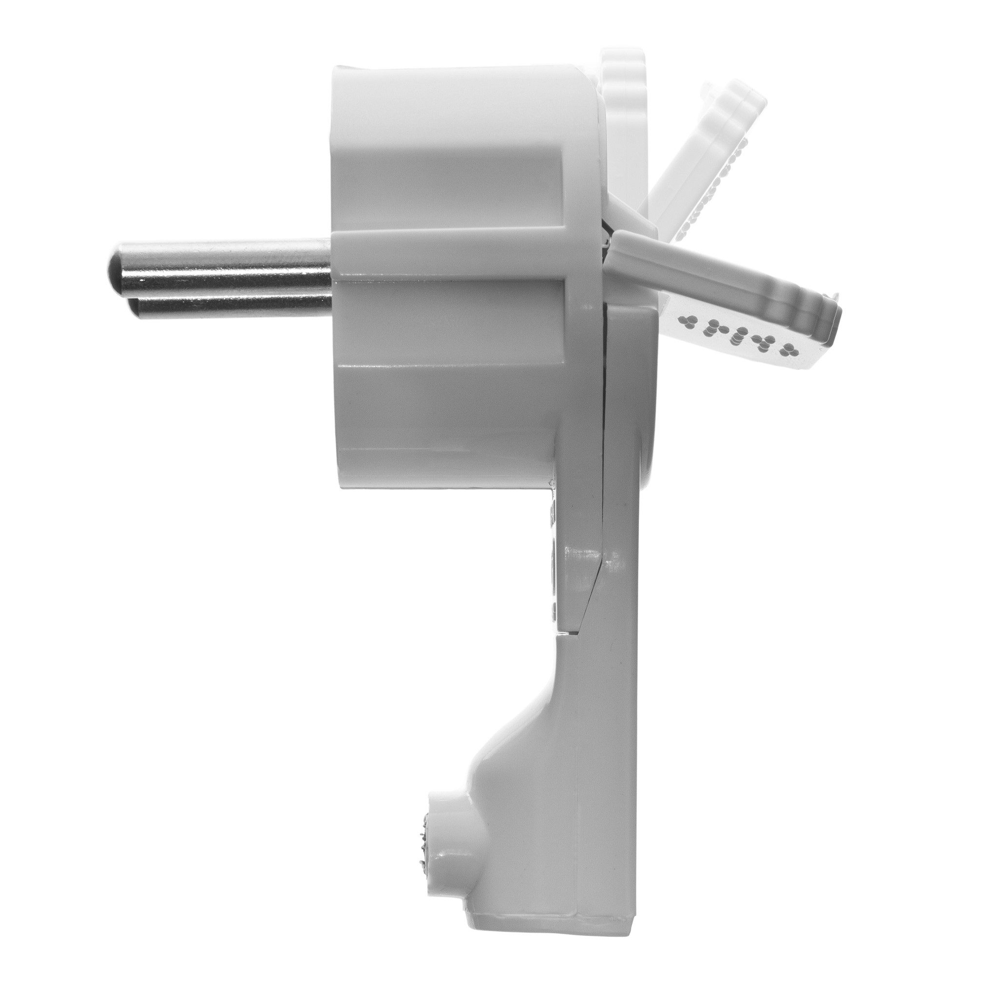 AWTOOLS Schuko-Stecker AWTOOLS Winkelstecker flach 10 Stück weiß WT-16UP