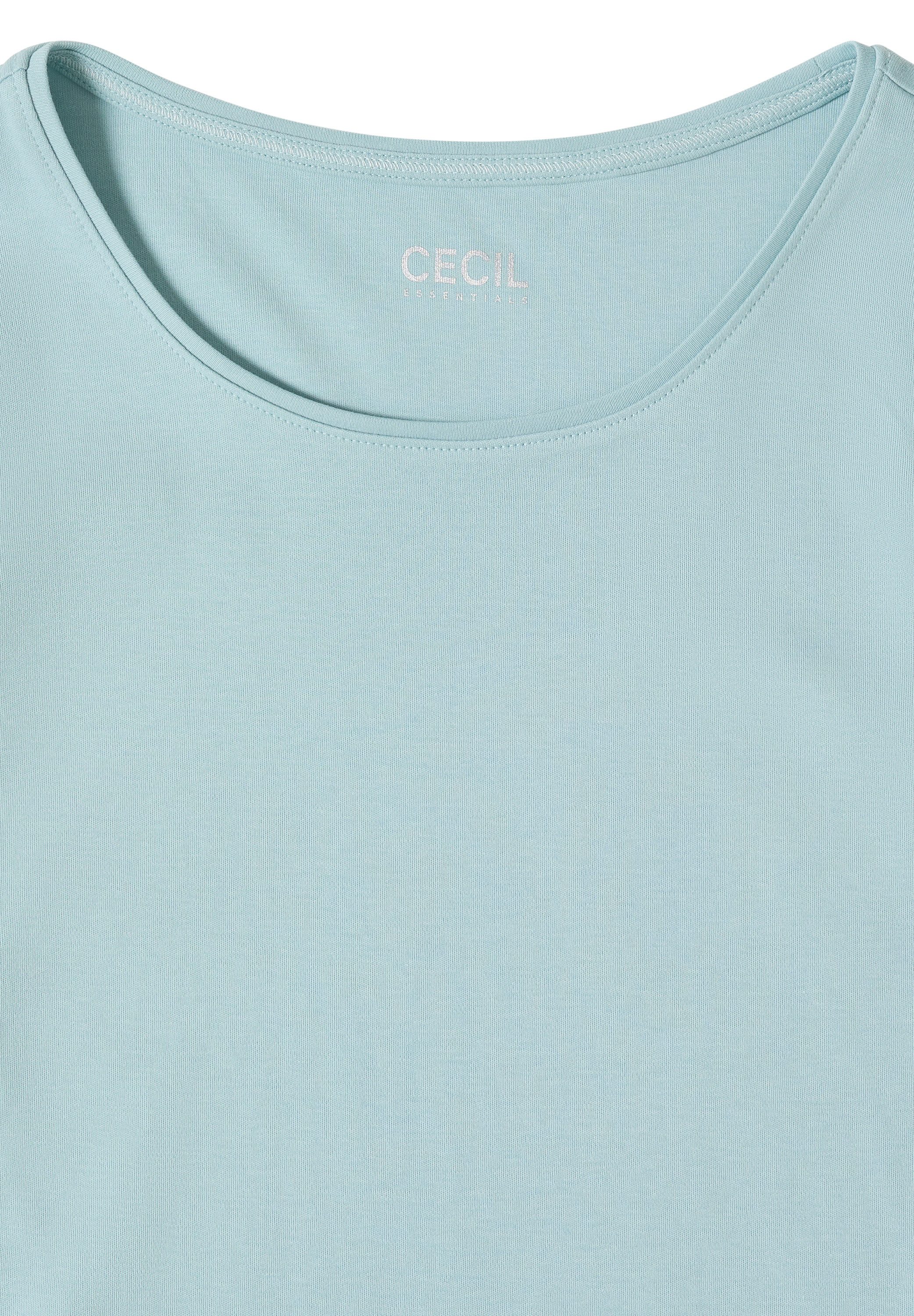 CECIL T-Shirt Style Lena mit klassischem Rundhalsausschnitt