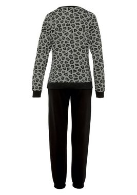 Vivance Dreams Pyjama (2 tlg) mit tonalem Animalprint