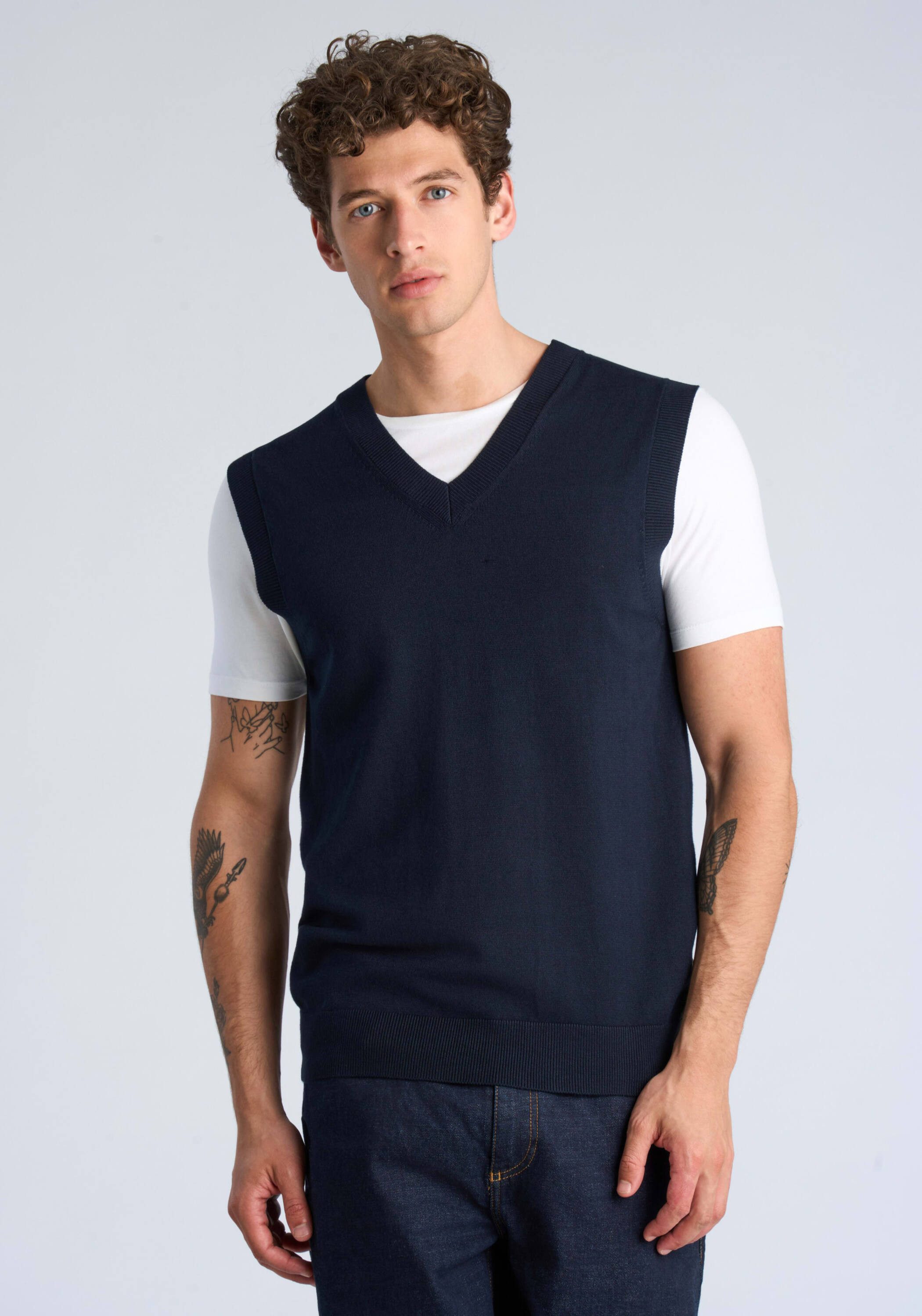 LINDBERGH Strickweste Pullunder Relaxed Fit