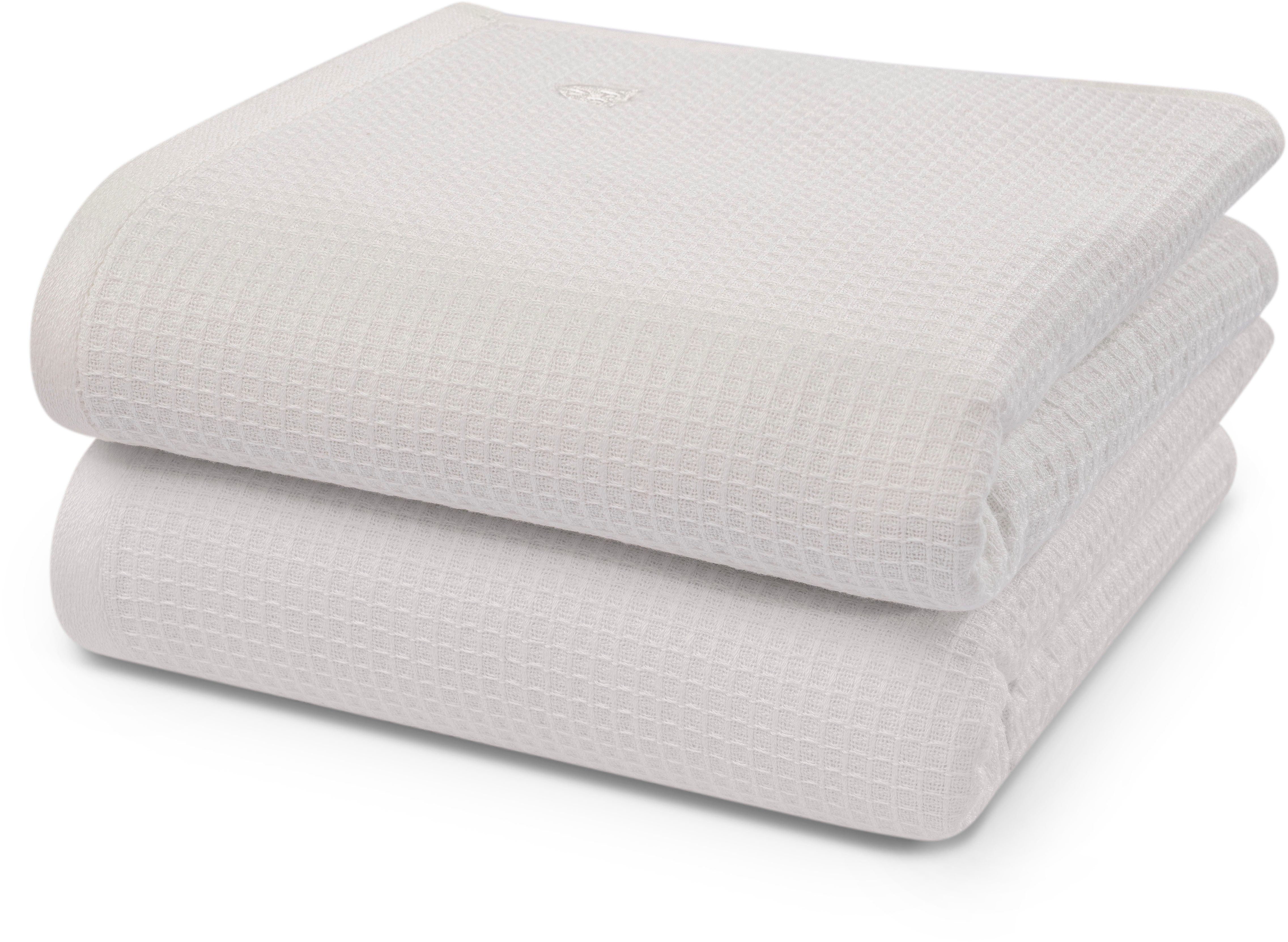 ROSS Handtücher Waffelpique, Frottier (Packung, 2-St), günstig online kaufen