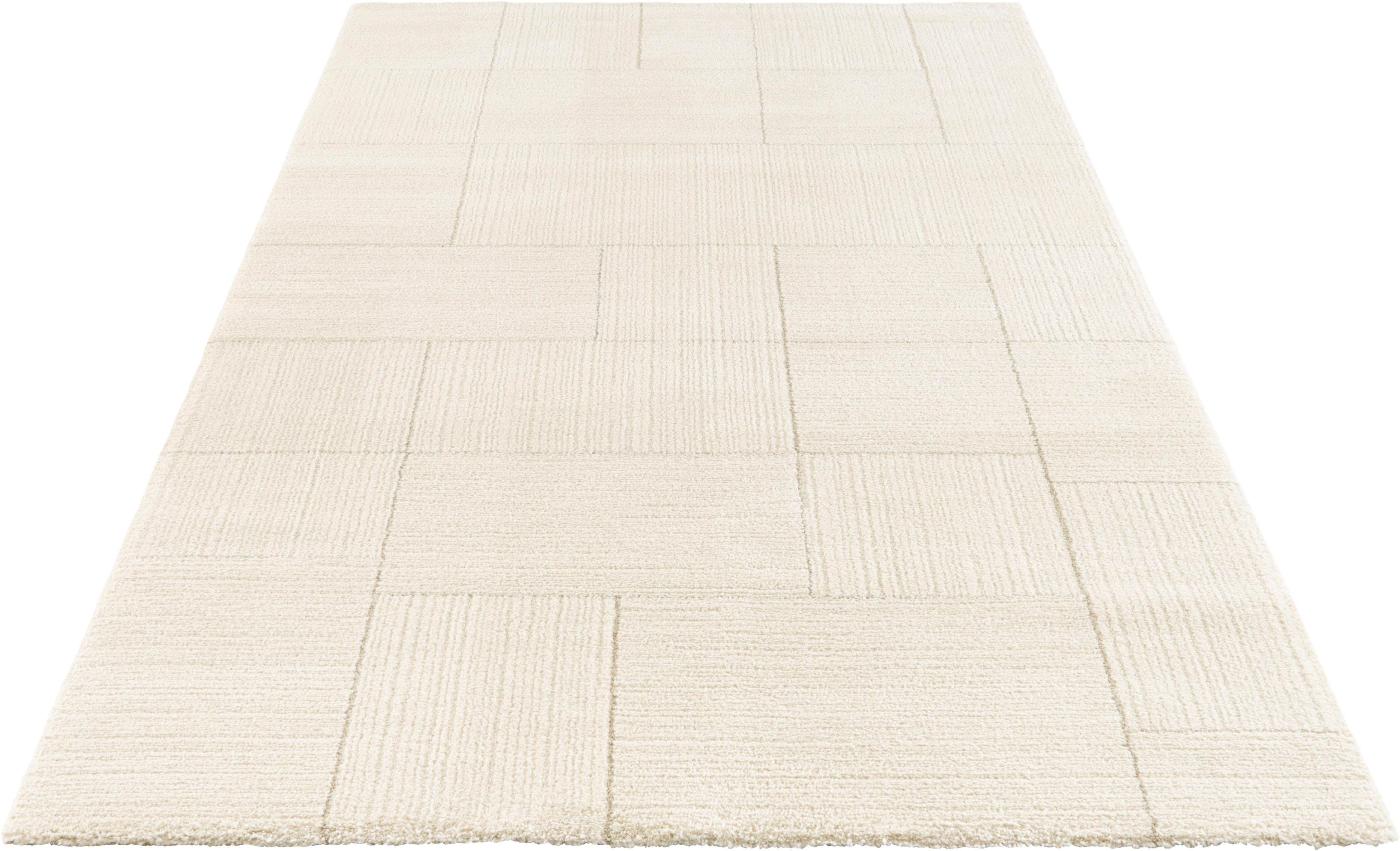 ELLE DECORATION Teppich Castres, rechteckig, Höhe: 14 mm, Shaggy, Weich, Flauschig, Skandi-Look, Wohnzimmer, Schlafzimmer