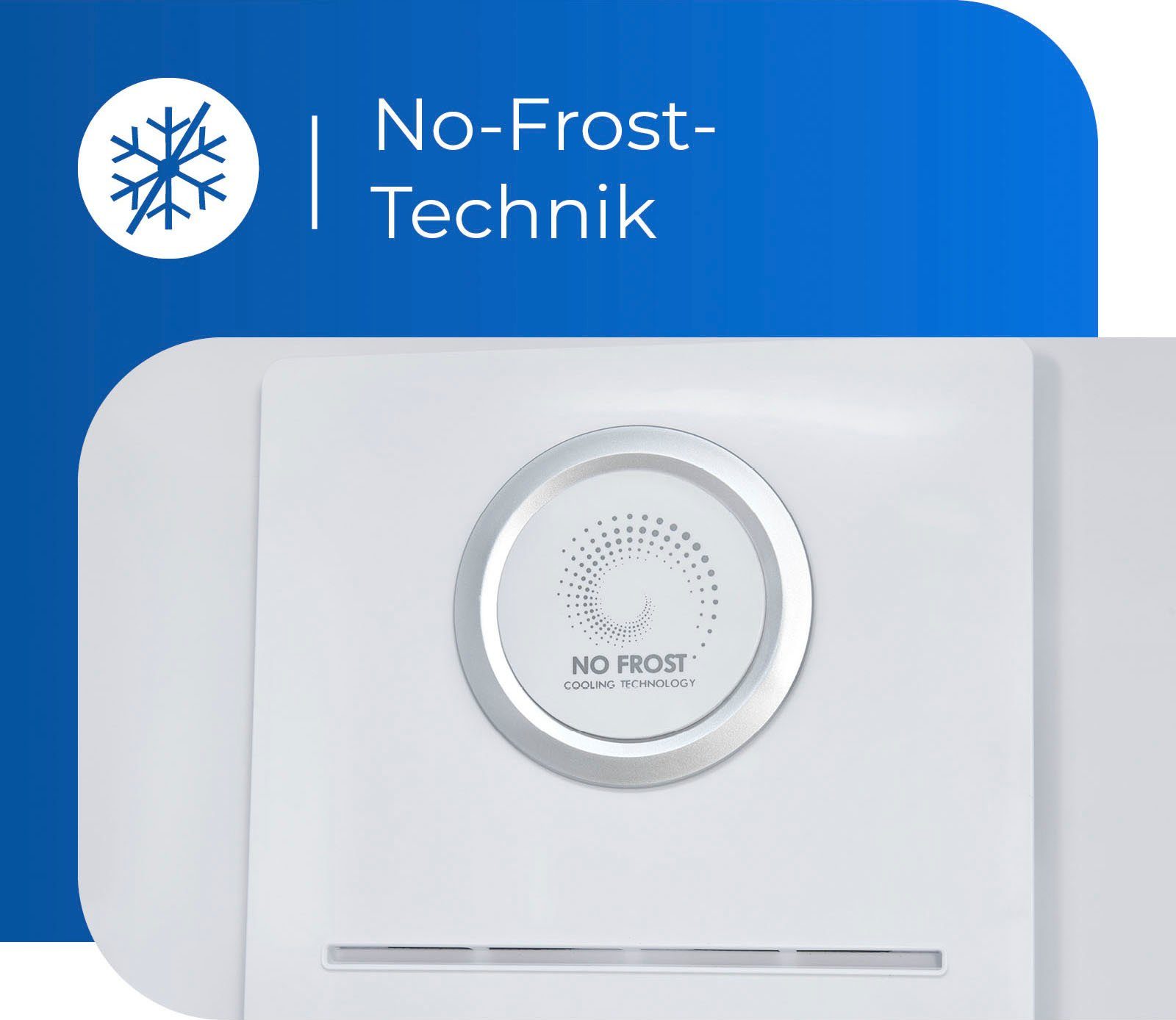 exquisit Gefrierschrank NoFrost GS295-NF-H-040D, 185 cm hoch, 60 cm breit, 4*-Gefrierschrank NoFrost mit LED-Anzeige&Ice-Maker für schnelles Eis – Bild 4 von 5