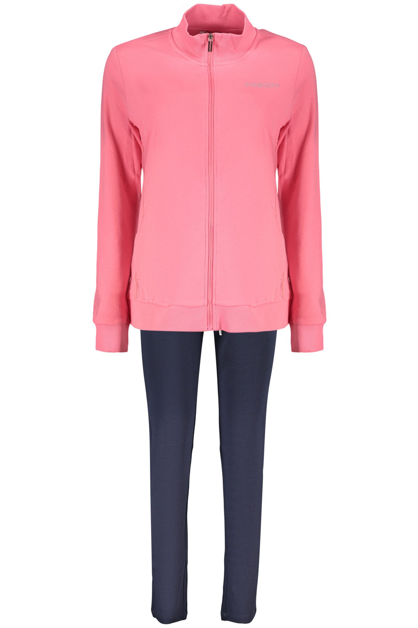 Freddy Sweatshirt Damen-Sweatshirt und Hose in Rosa mit